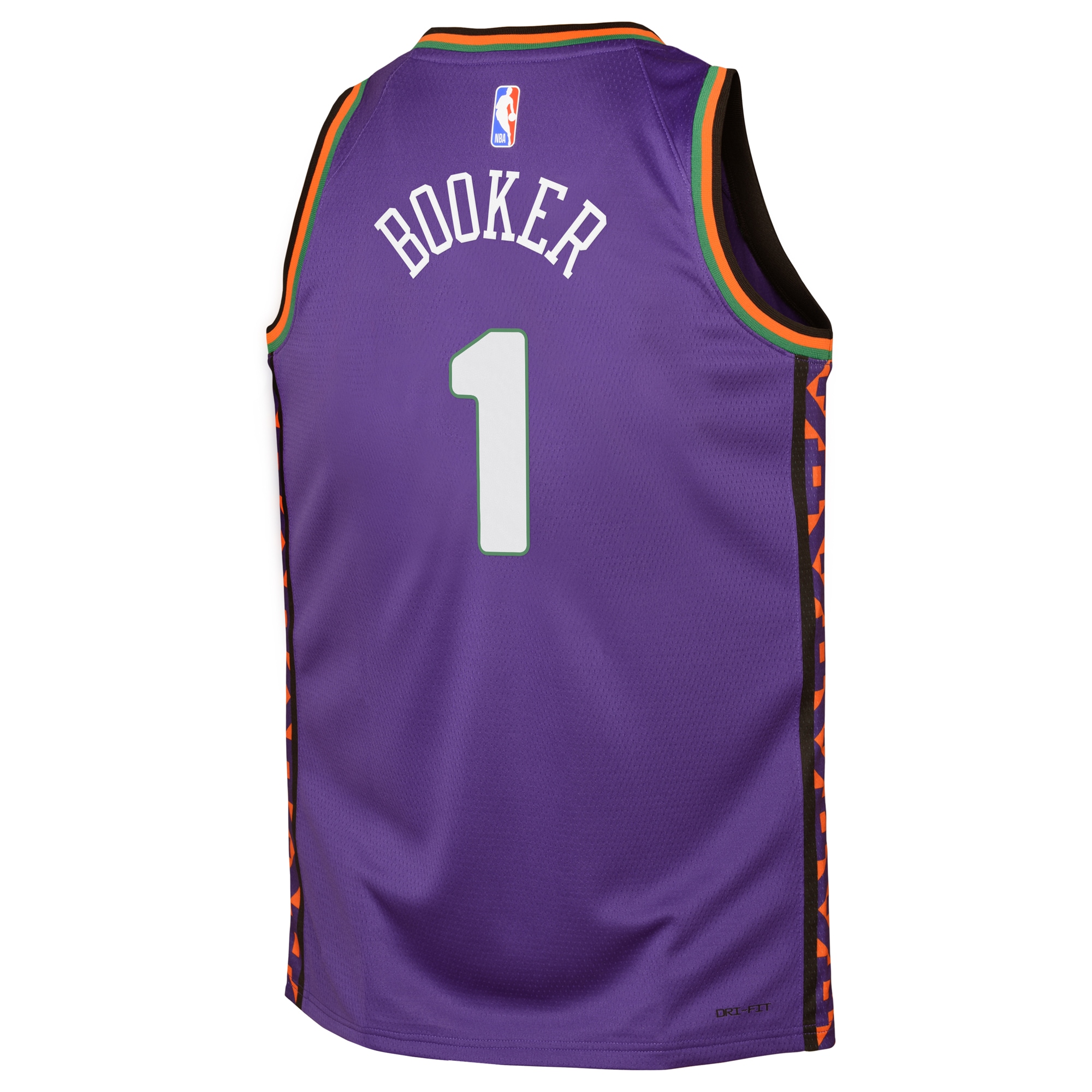 Phoenix Suns City Edition Swingman 2024 Purple Devin Booke NBA Jersey Youth