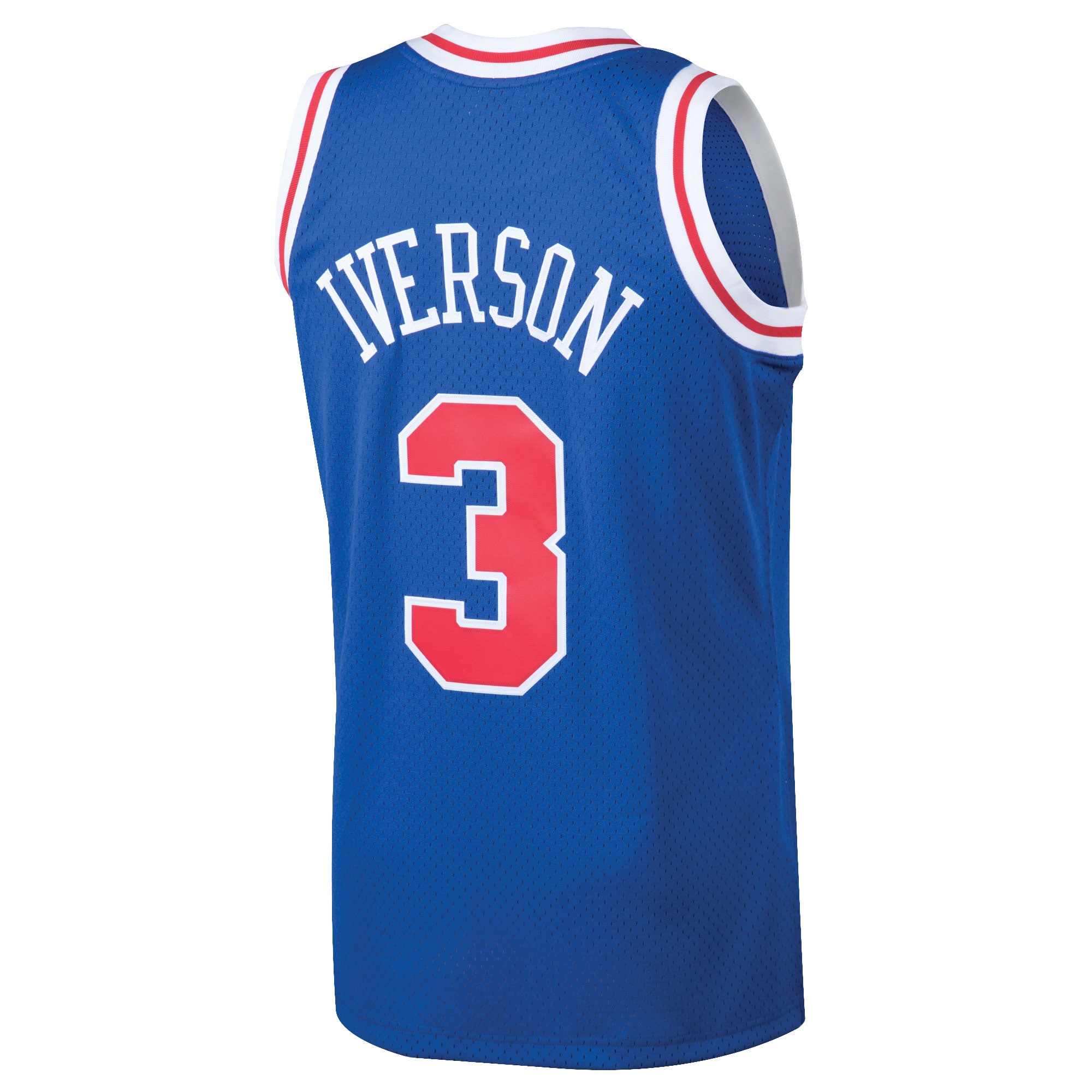 Mitchell Ness Allen Iverson Royal Philadelphia 76ers 1996-97 Hardwood Classics Swingman NBA Jersey Men's