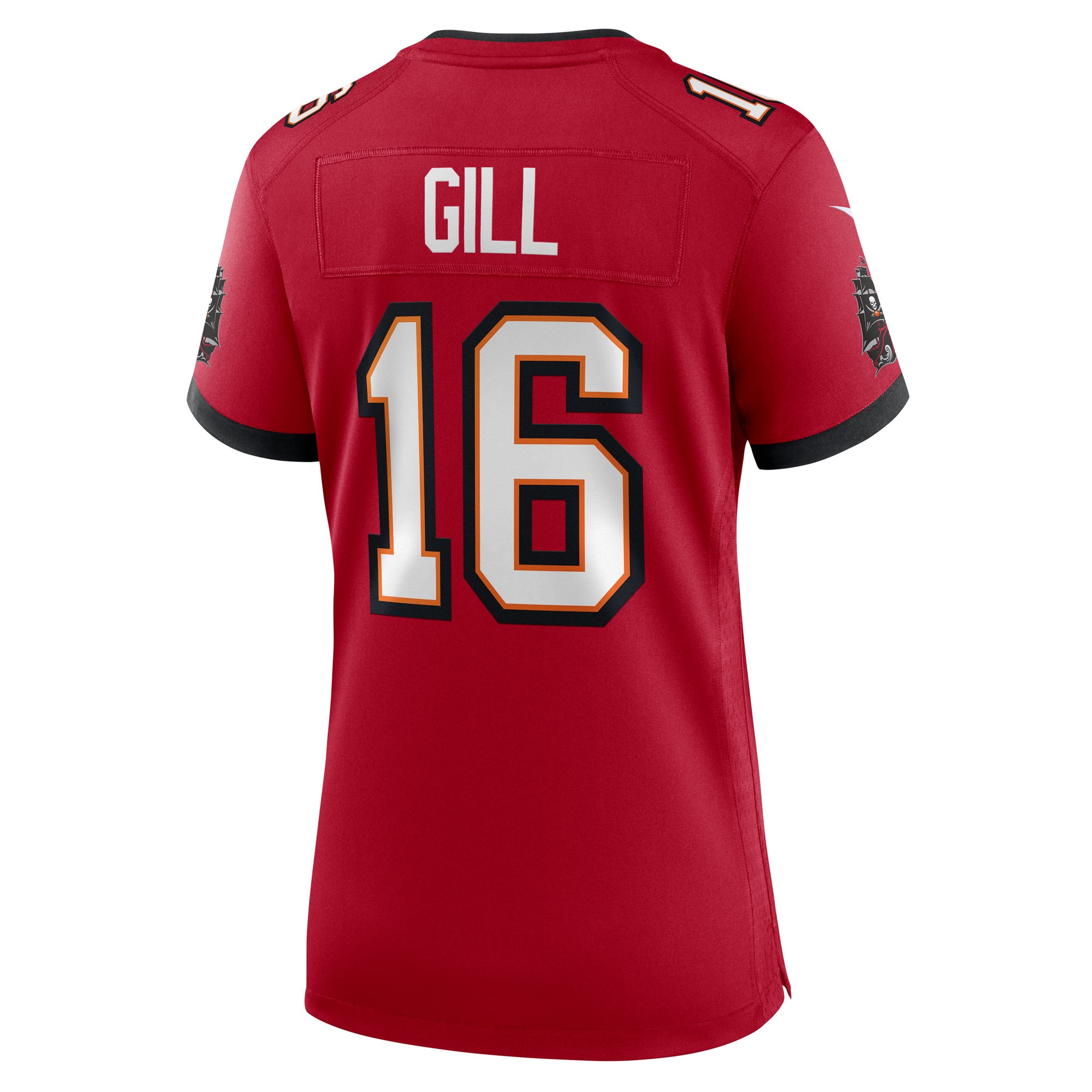 Tampa Bay Buccaneers Trenton Gill Red Team Game NFL Jersey Women's