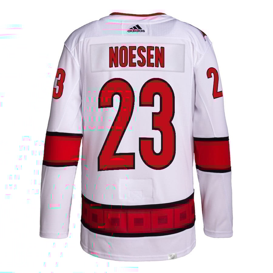 Stefan Noesen 23 Carolina Hurricanes Away Primegreen White NHL Jersey Men's