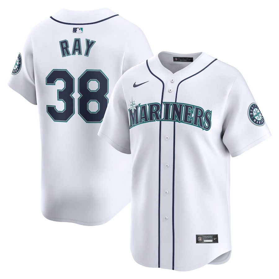 Robbie Ray 38 Seattle Mariners Home Limited Player White MLB Jersey Men's