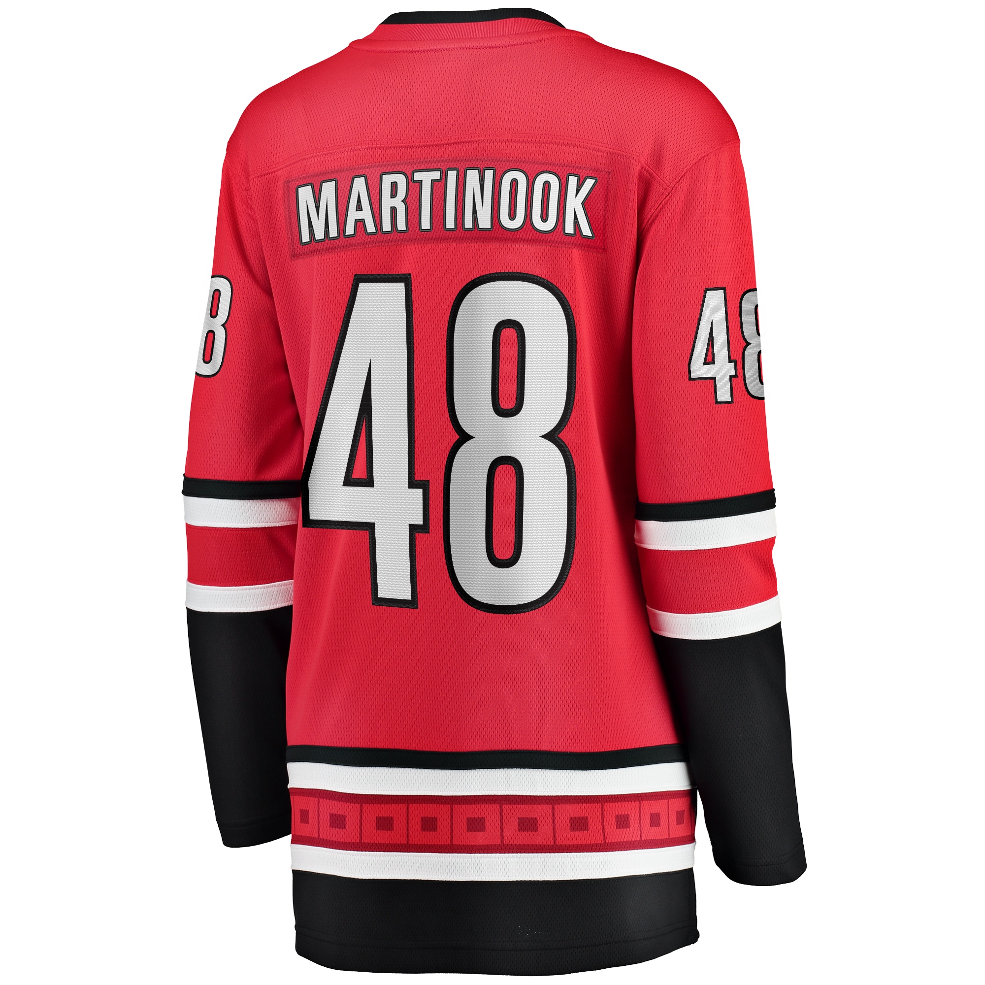 Carolina Hurricanes Jordan Martinook Red Alternate Breakaway Player NHL Jersey Women's