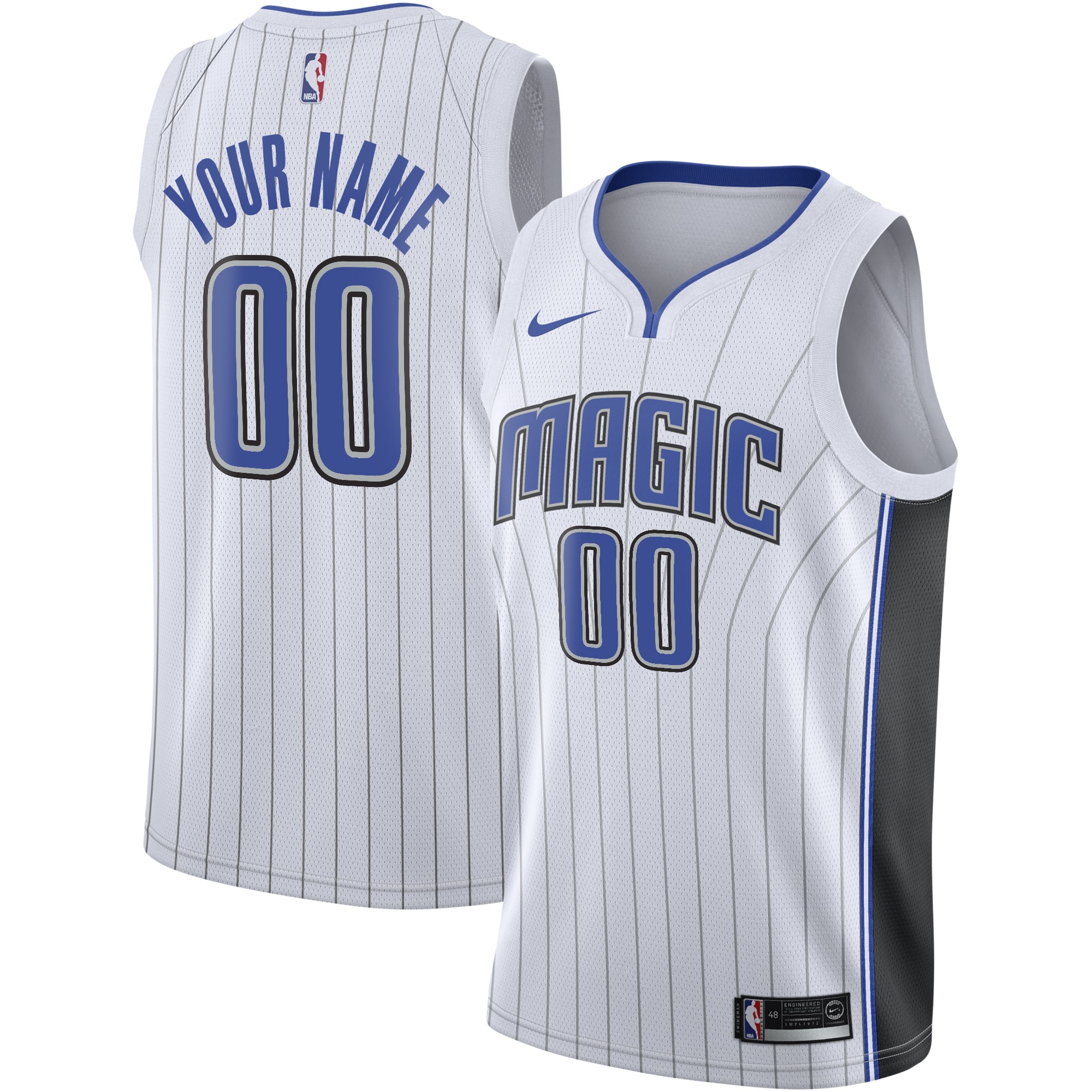 Orlando Magicc Association Swingman Custom NBA Jersey Youth