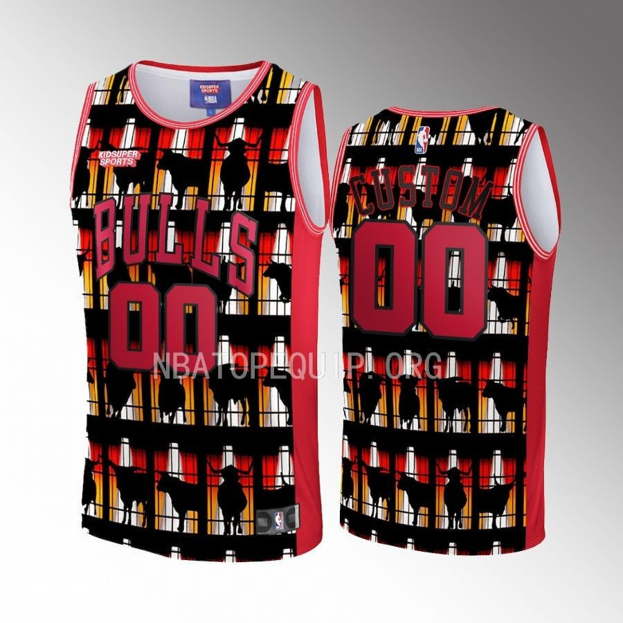Custom Chicago Bulls KidSuper Studio Unisex Hometown NBA Jersey Unisex