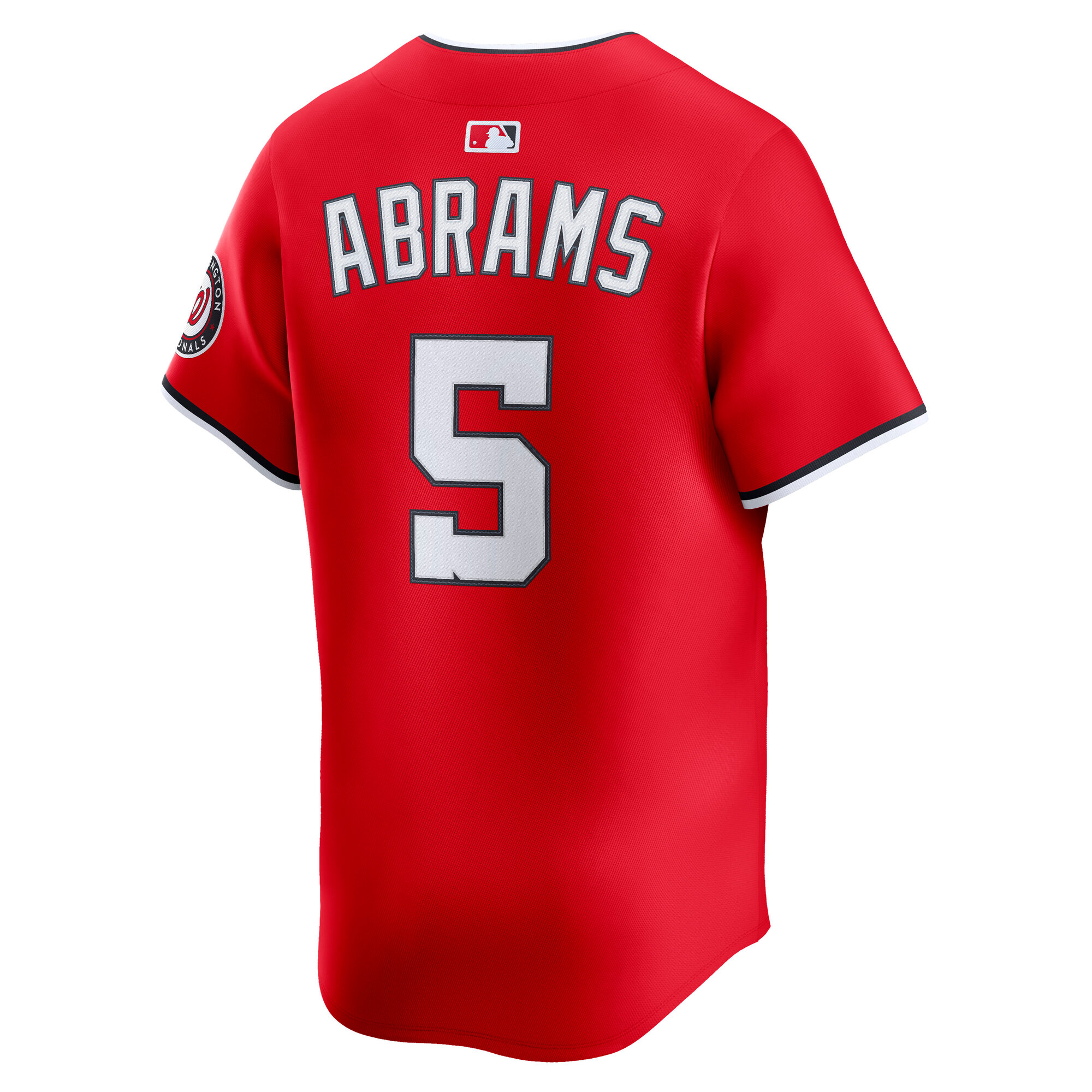 Washington Nationals CJ Abrams Red 2nd Alternate Limited Player MLB Jersey Men's