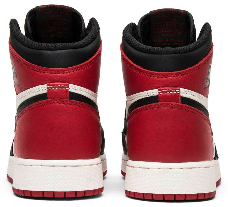 Air Jordan 1 Retro High OG BG Bred Toe 575441-610