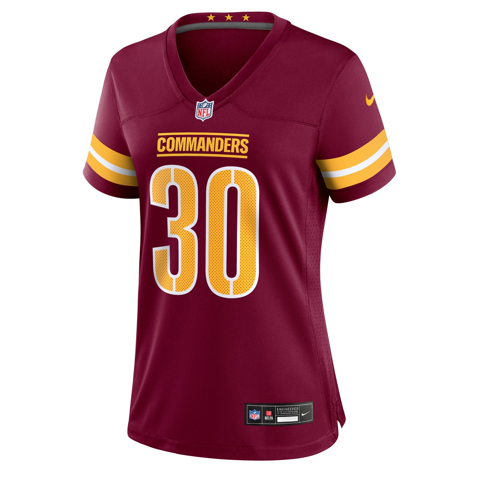 Washington Commanders Austin Ekeler Burgundy Game NFL Jersey Women's