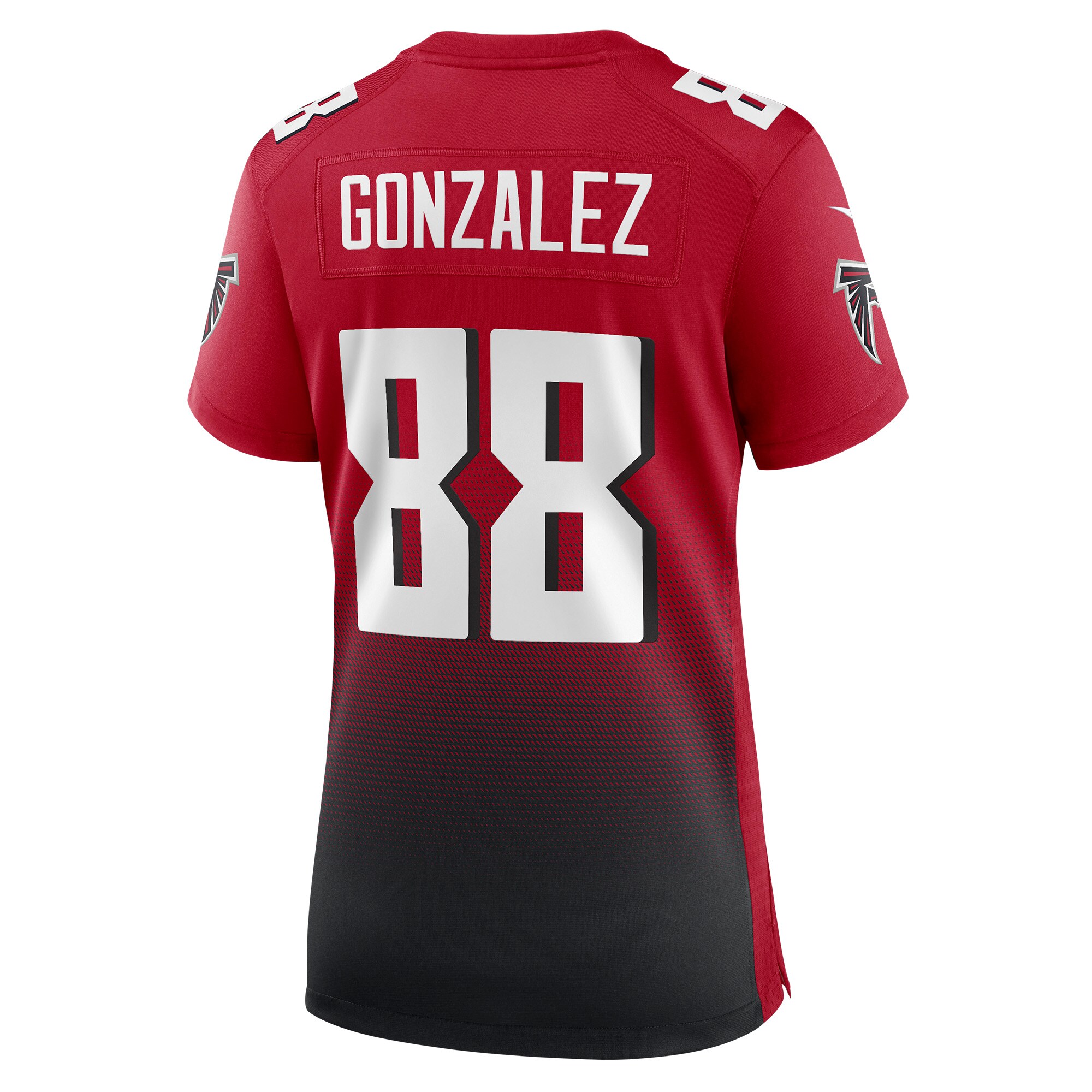 Atlanta Falcons Tony Gonzalez Red Retired Game NFL Jersey Women's