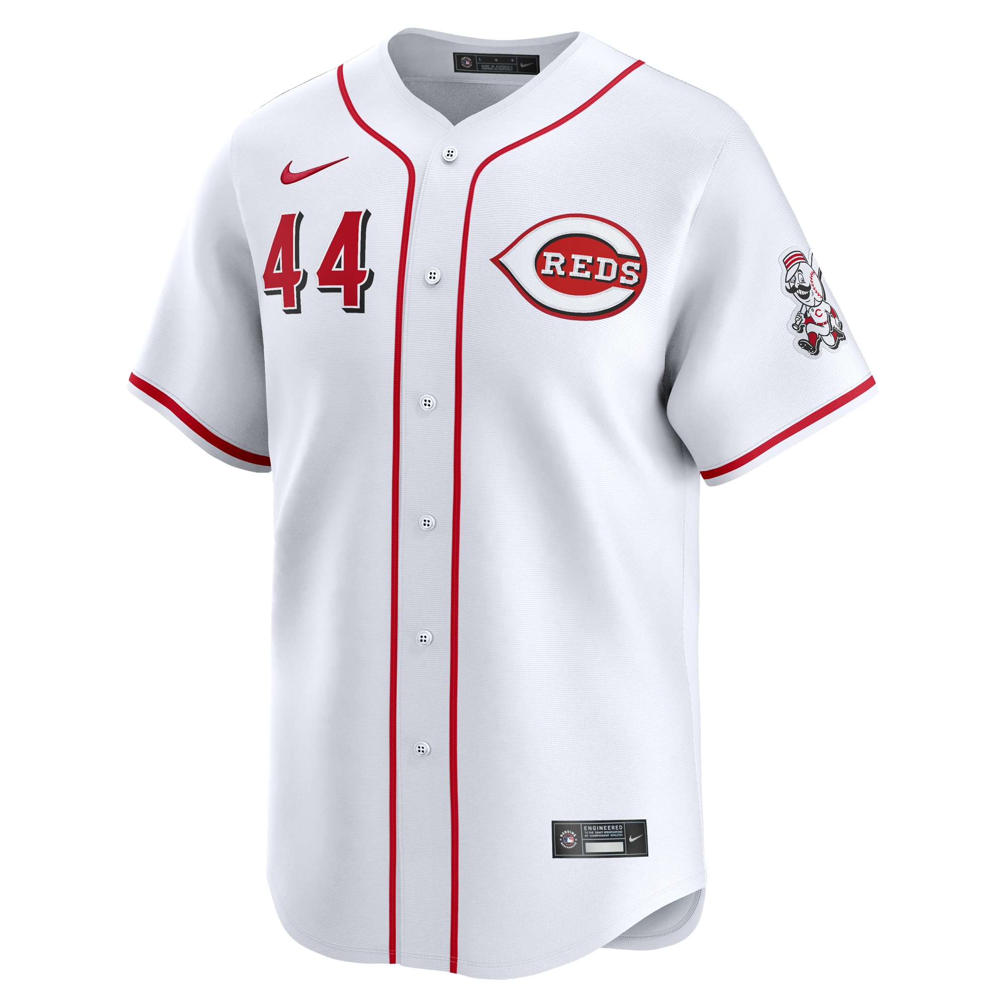 Cincinnati Reds Elly De La Cruz White Home Limited Player MLB Jersey Youth