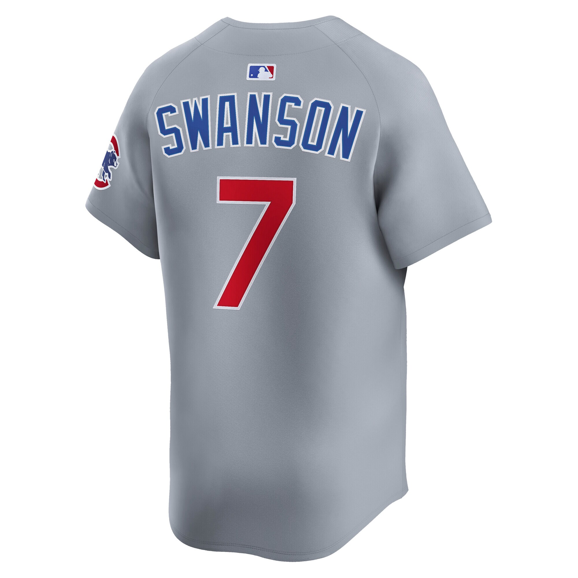 Chicago Cubs Dansby Swanson Gray Road Limited Player MLB Jersey Men's