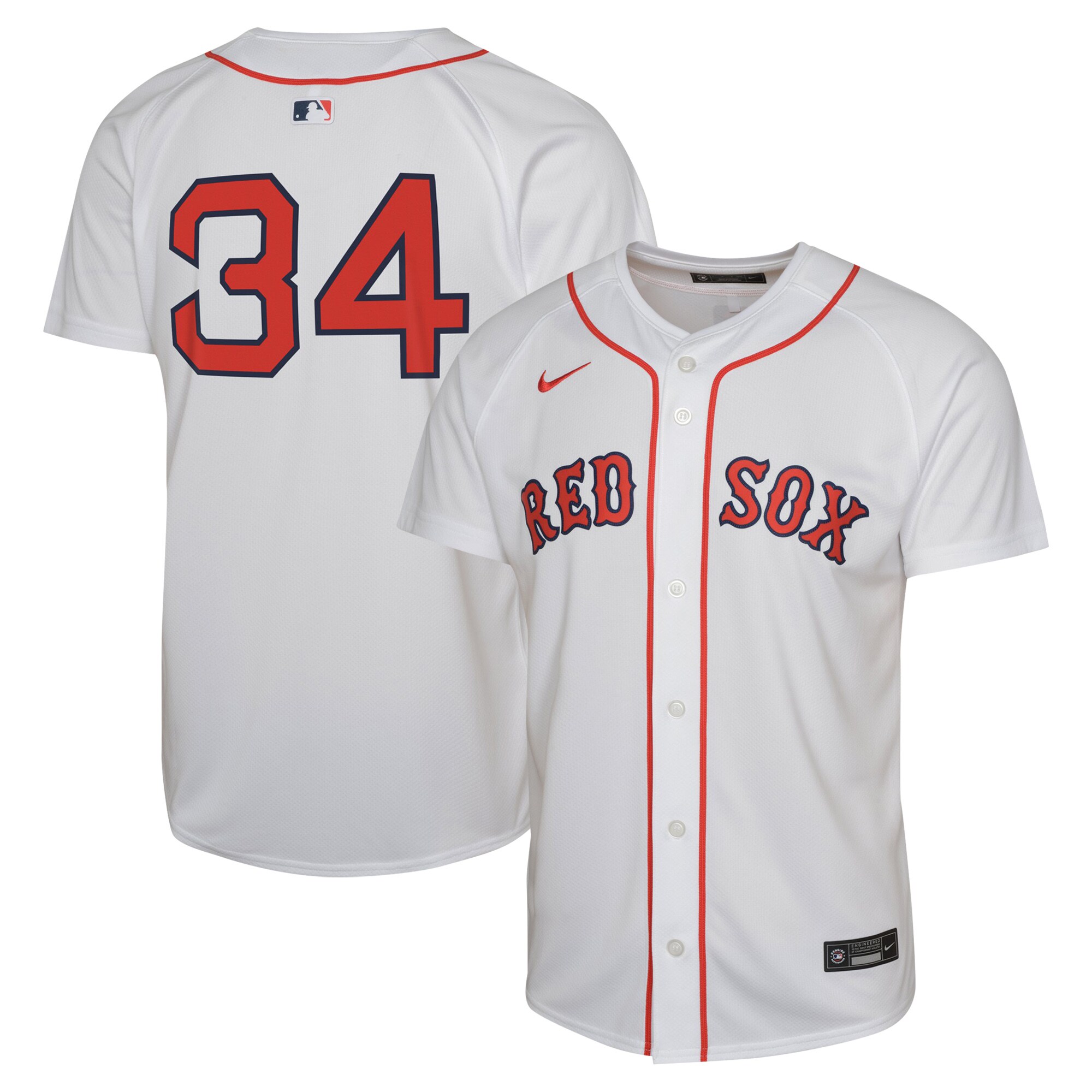 Boston Red Sox David Ortiz White Home Limited MLB Jersey Youth