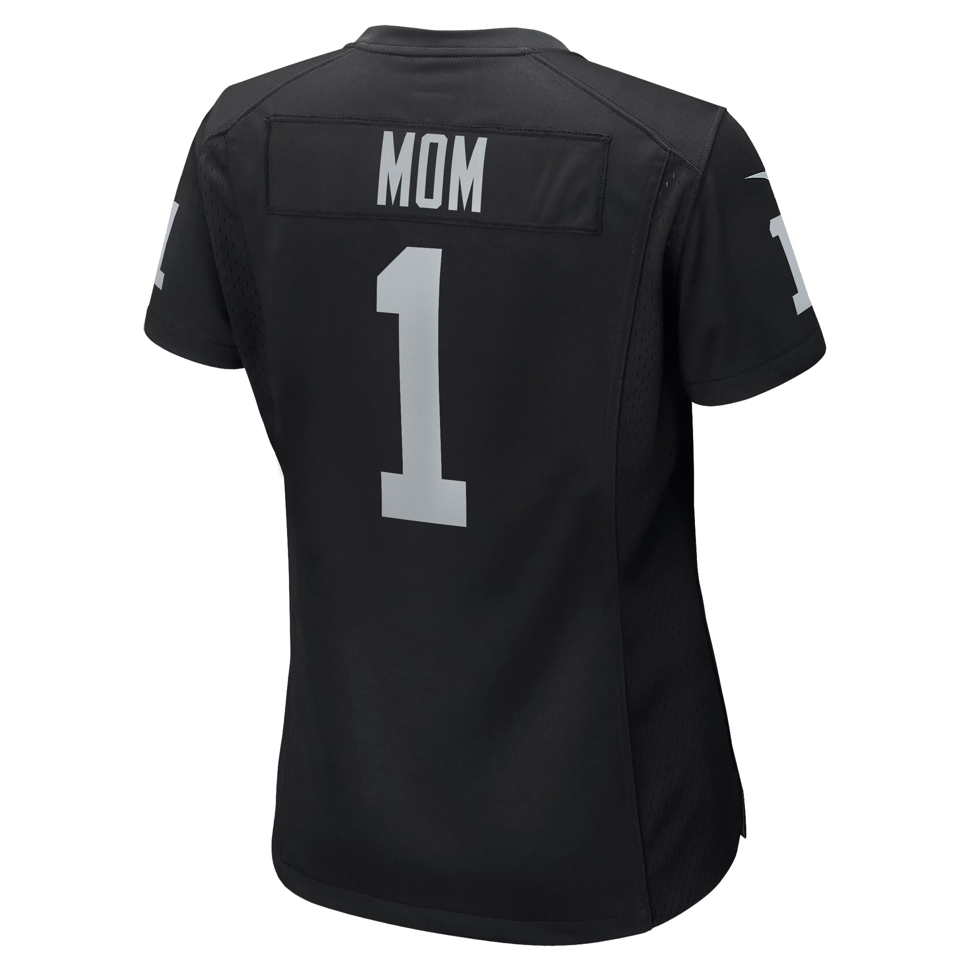 Las Vegas Raiders Number 1 Mom Black Game NFL Jersey Women's