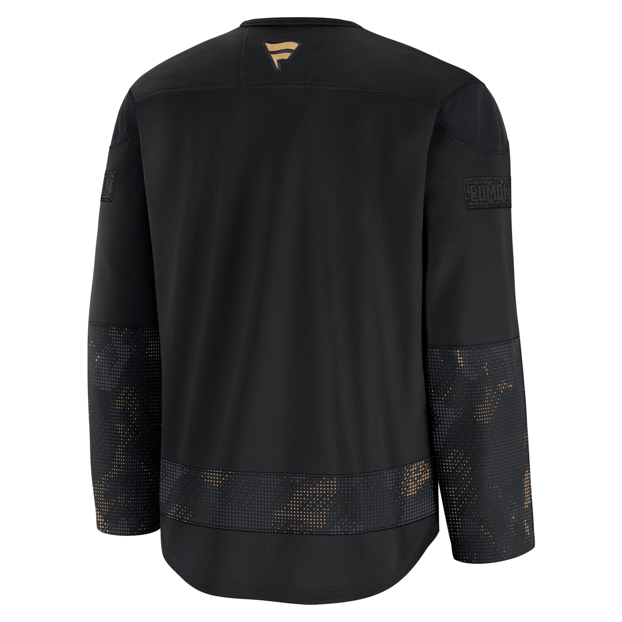 Edmonton Oilers Black 2024 Military Appreciation Practice NHL Jersey Men's