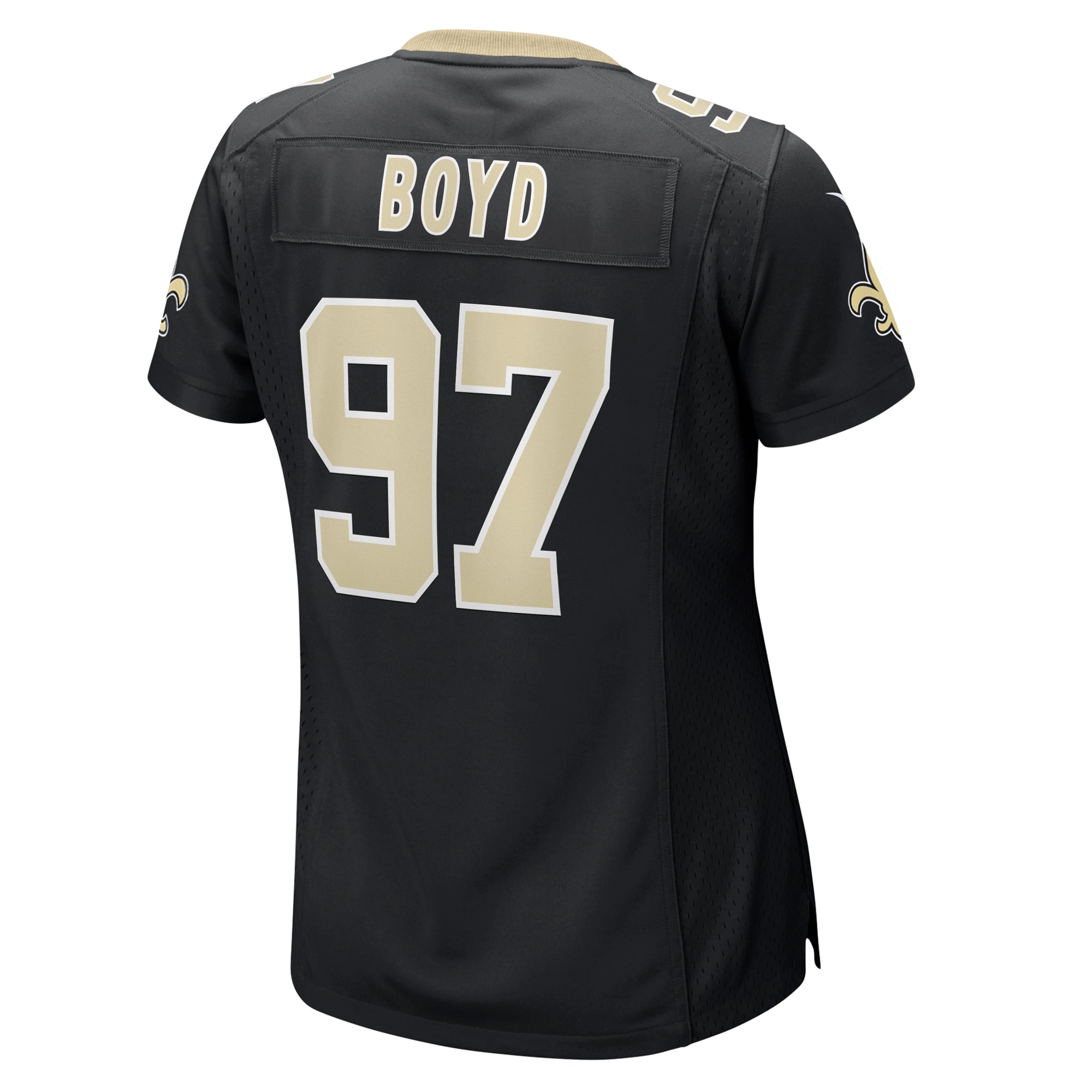 New Orleans Saints Khristian Boyd Black Game NFL Jersey Women's