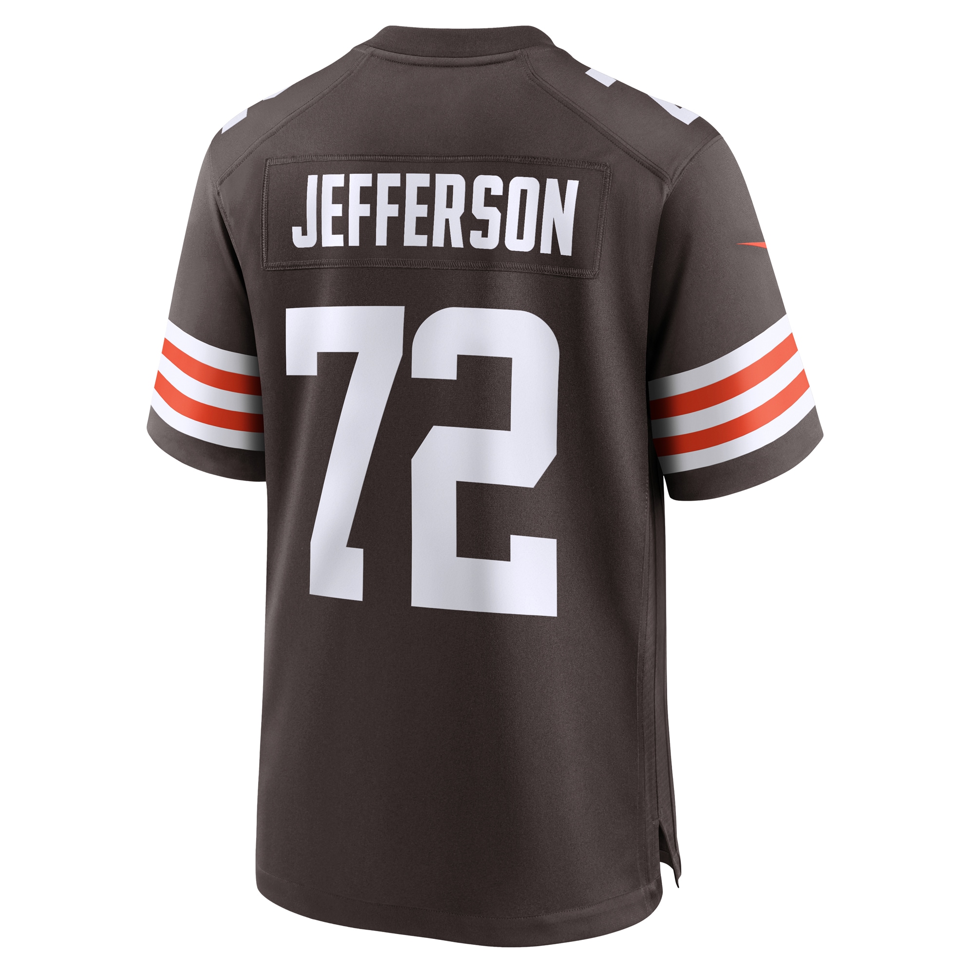 Cleveland Browns Quinton Jefferson Brown Team Game NFL Jersey Men's