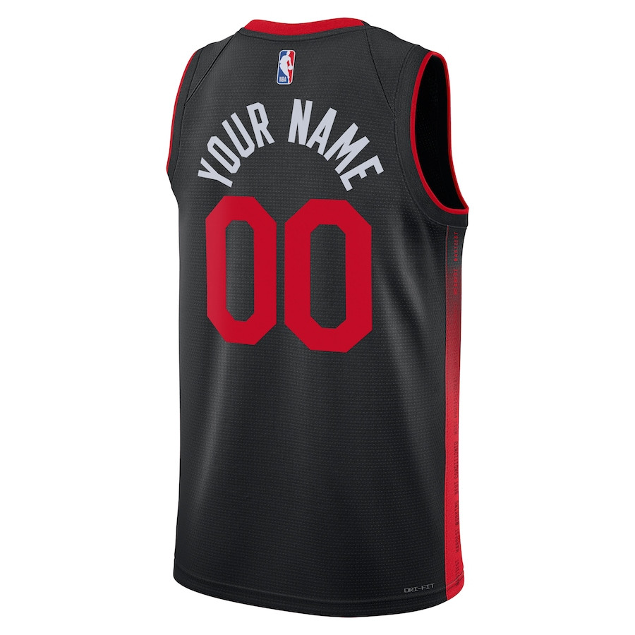 Miami Heat 2023/24 City Edition Swingman Custom Black NBA Jersey Men's