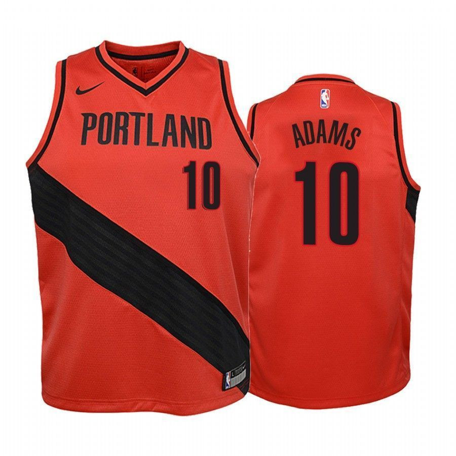 Jaylen Adams Portland Trail Blazers Red Statet NBA Jersey Youth