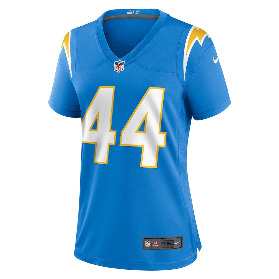 Scott Matlock 44 Los Angeles Chargers Game Powder Blue NFL Jersey Women's