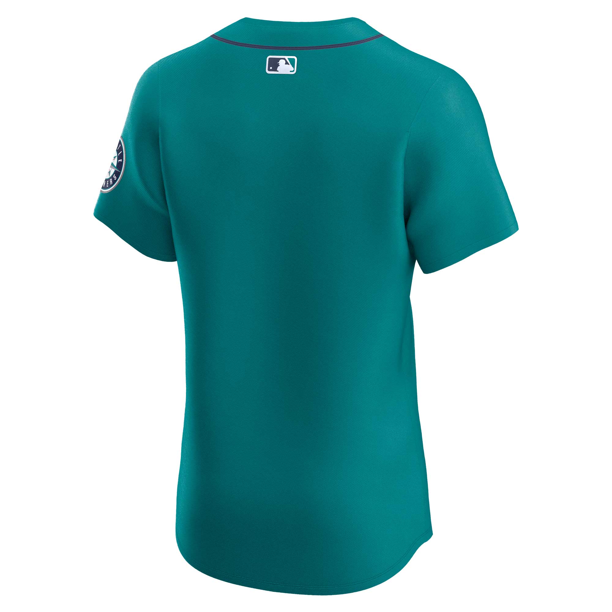 Seattle Mariners Aqua Alternate Vapor Premier Elite Patch MLB Jersey Men's