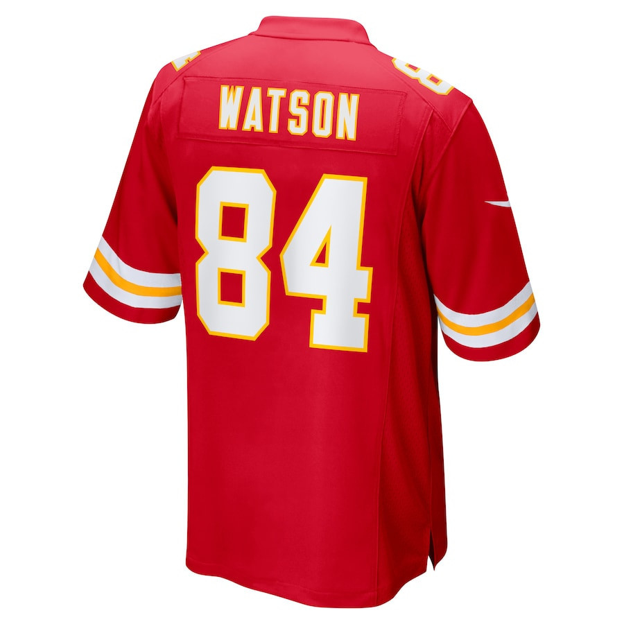 Justin Watson #84 Kansas City Chiefs Super Bowl LIX Red NFL Jersey Youth