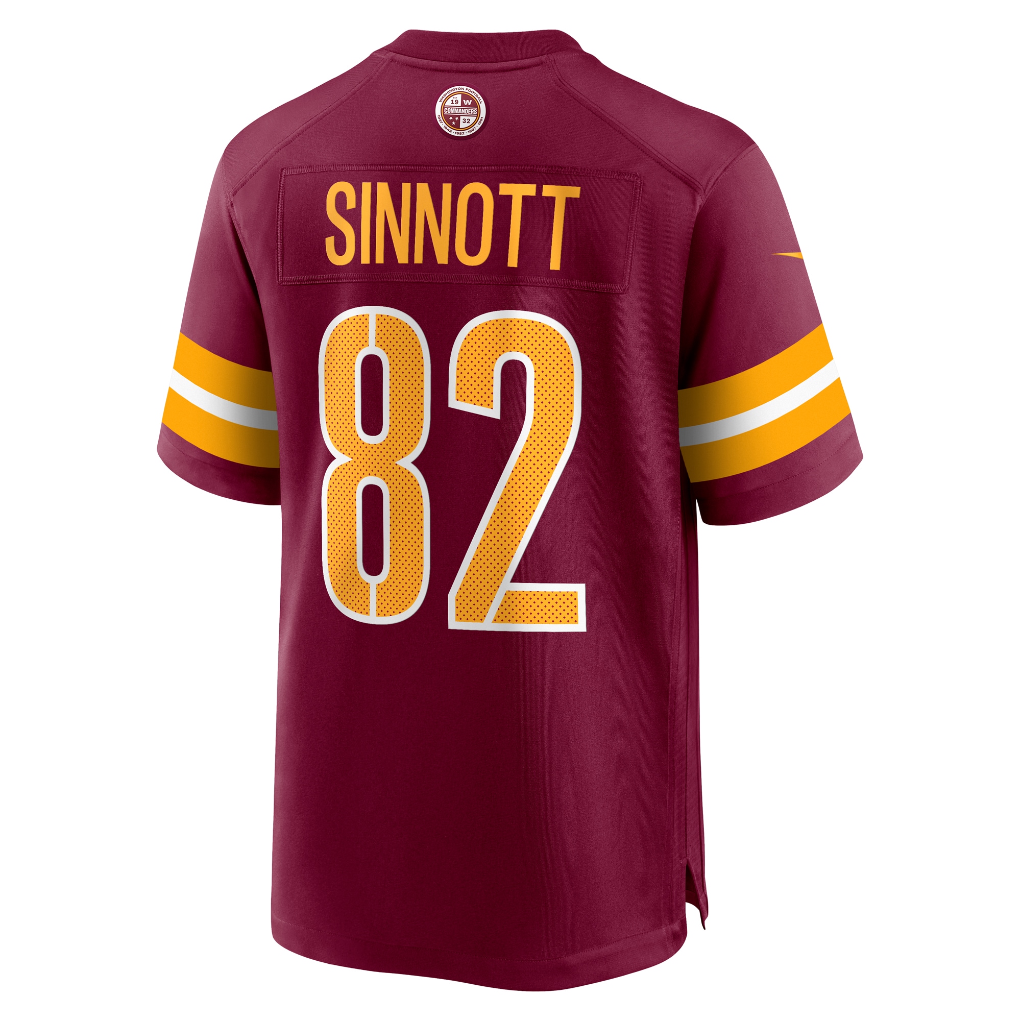 Washington Commanders Ben Sinnott Burgundy Game NFL Jersey Men's