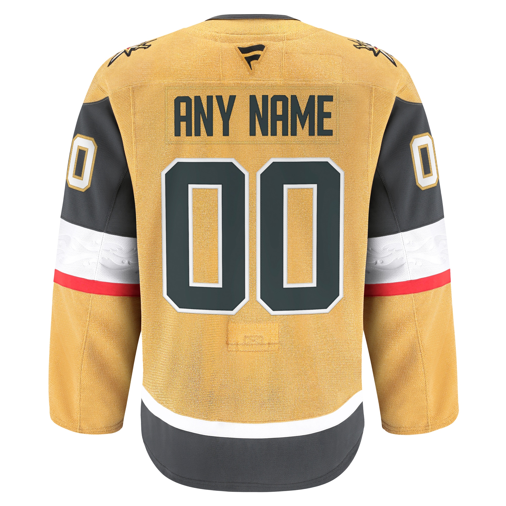 Vegas Golden Knights Gold Home Pro Custom NHL Jersey Men's