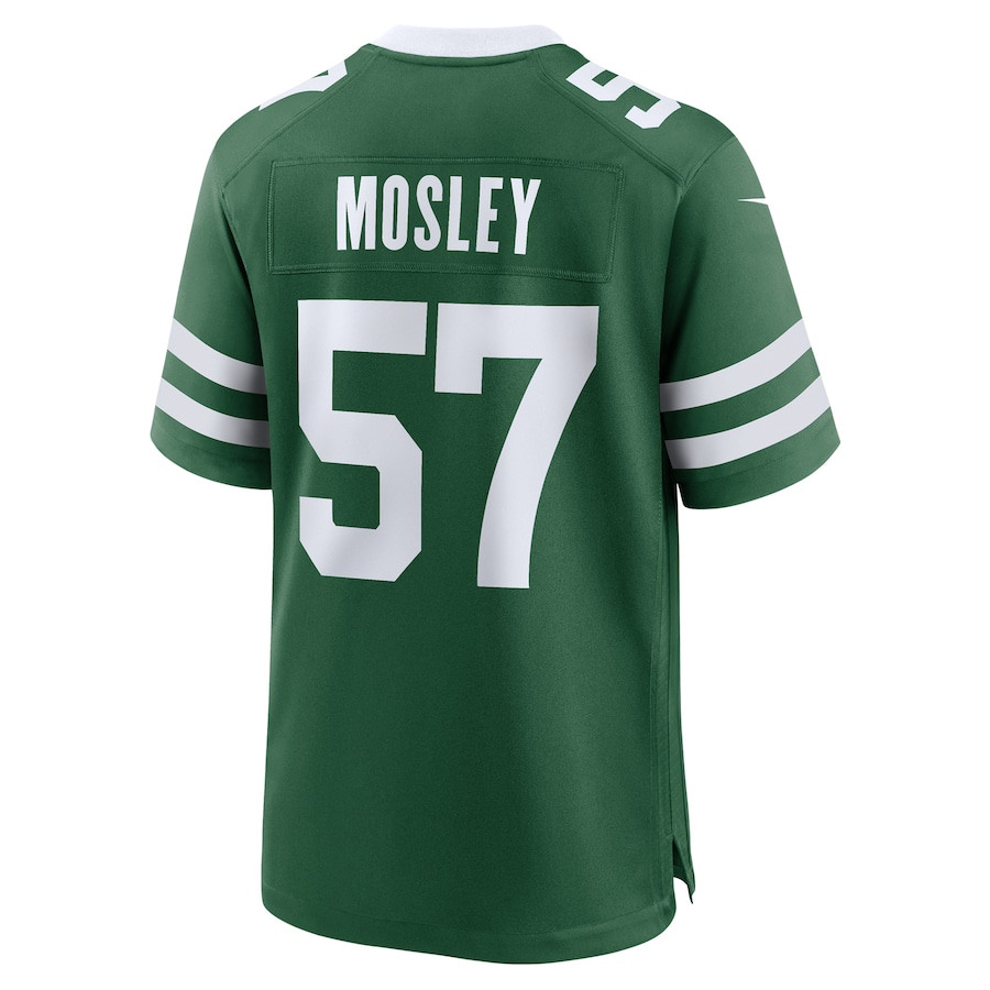 C.J. Mosley 57 New York Jets Team Game Legacy Green NFL Jersey Men's