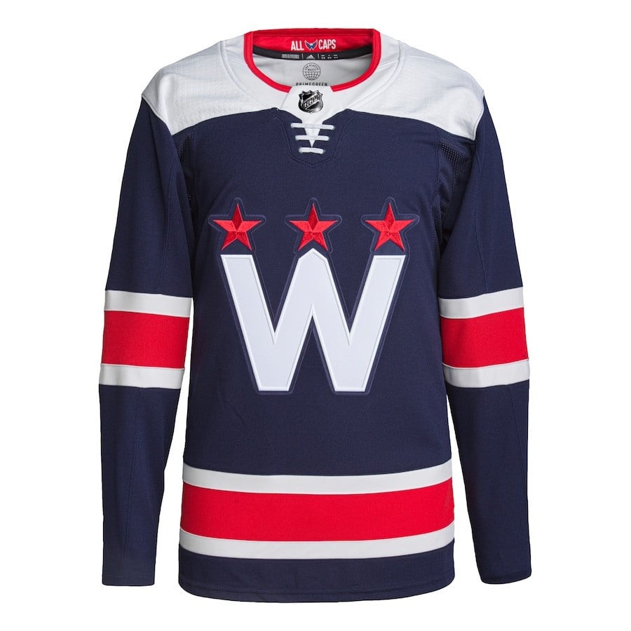 Ryan Leonard #9 Washington Capitals 2023 Draft Alternate Navy NHL Jersey Men's
