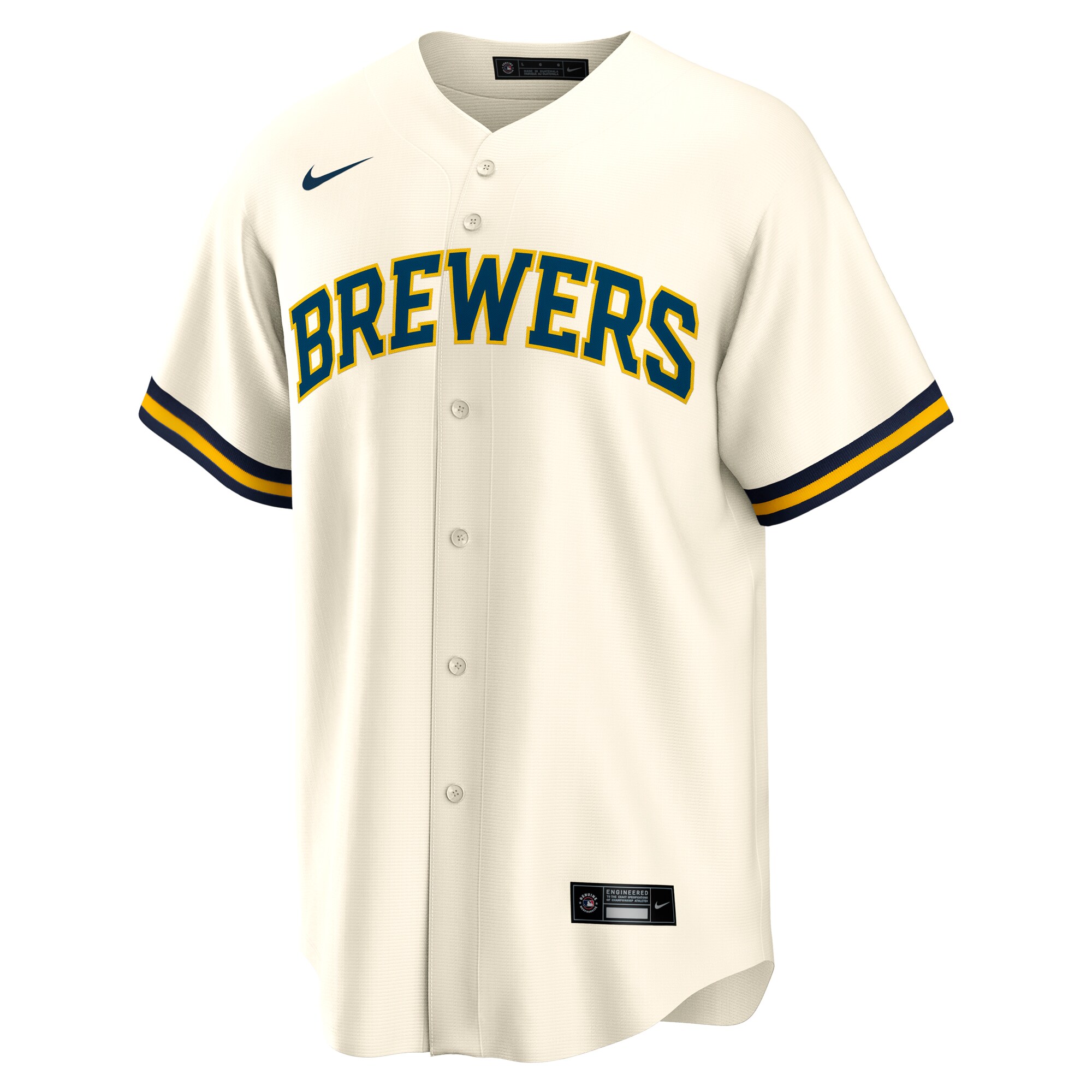 Milwaukee Brewers Sal Frelick Cream Home Player MLB Jersey Men's