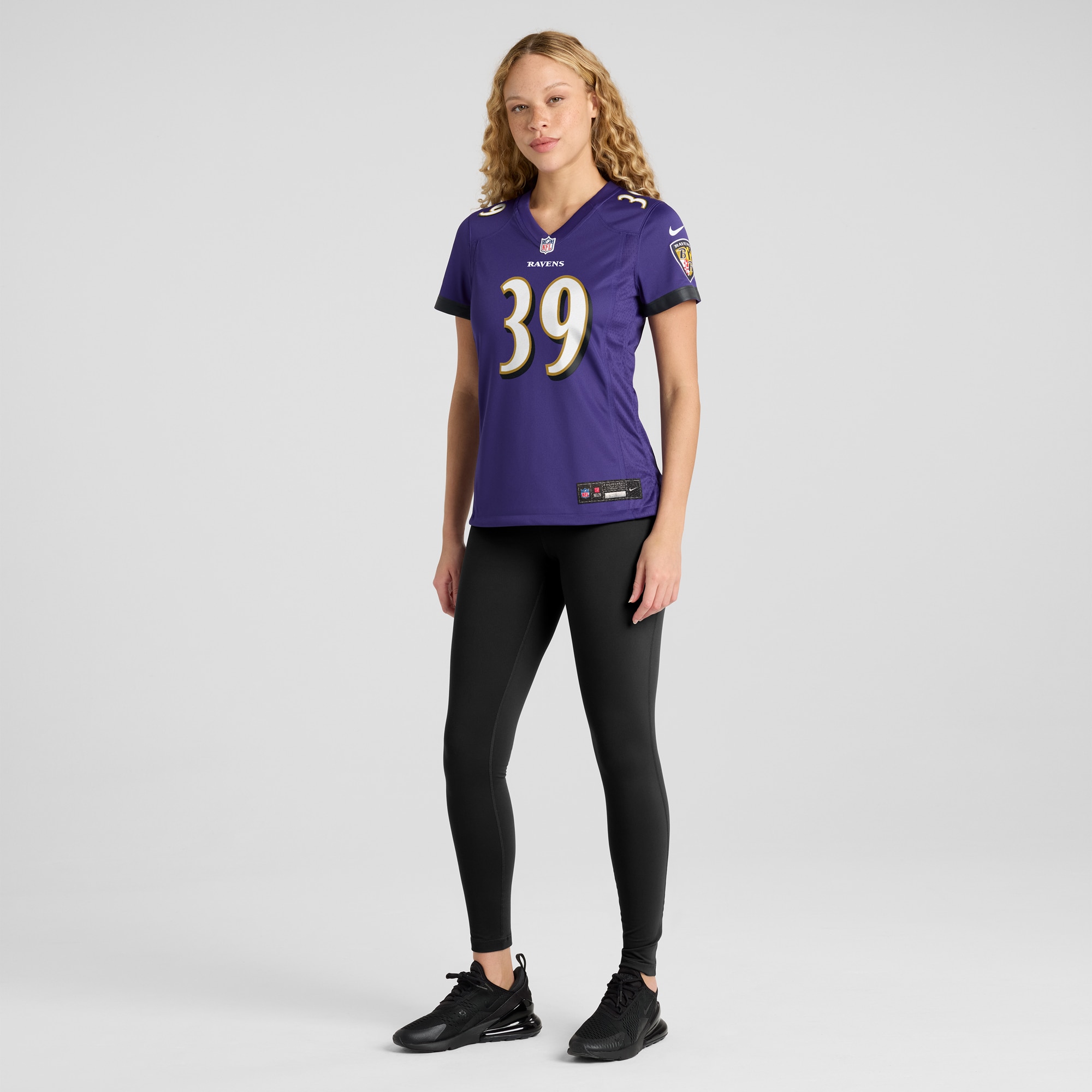 Baltimore Ravens Duron Harmon Purple Game NFL Jersey Women's