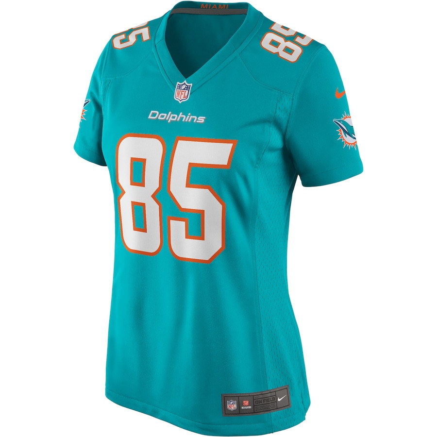 Mark Duper 85 Miami Dolphins Game Retired Aqua NFL Jersey Women's