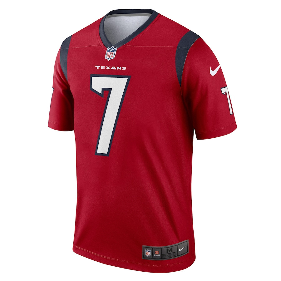 C.J. Stroud 7 Houston Texans Legend Red NFL Jersey Men's