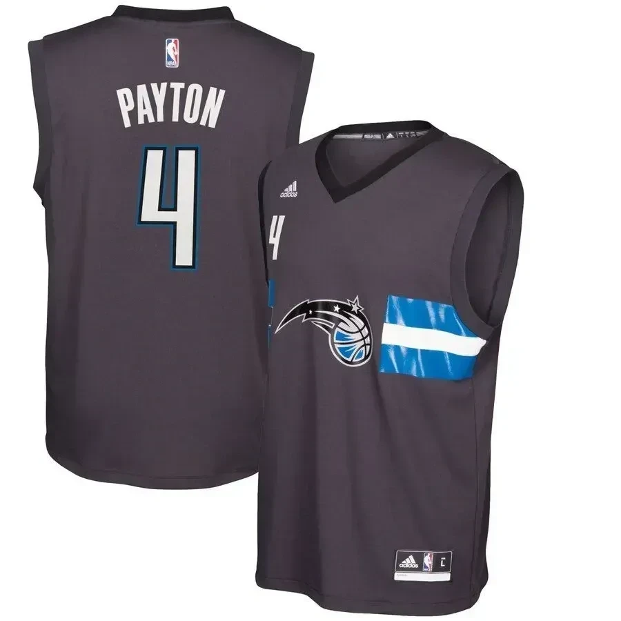 Elfrid Payton Orlando Magicc Alternate Black NBA Jersey Men's