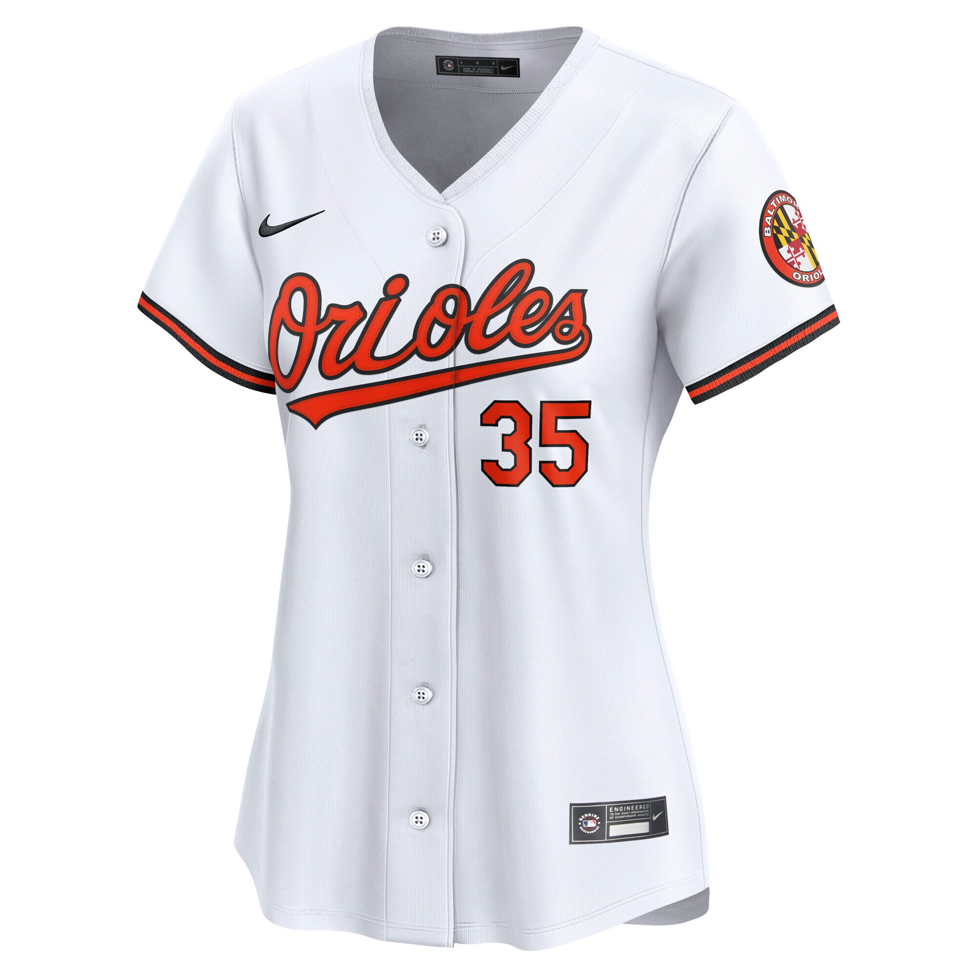 Baltimore Orioles Adley Rutschman White Limited Player MLB Jersey Women's