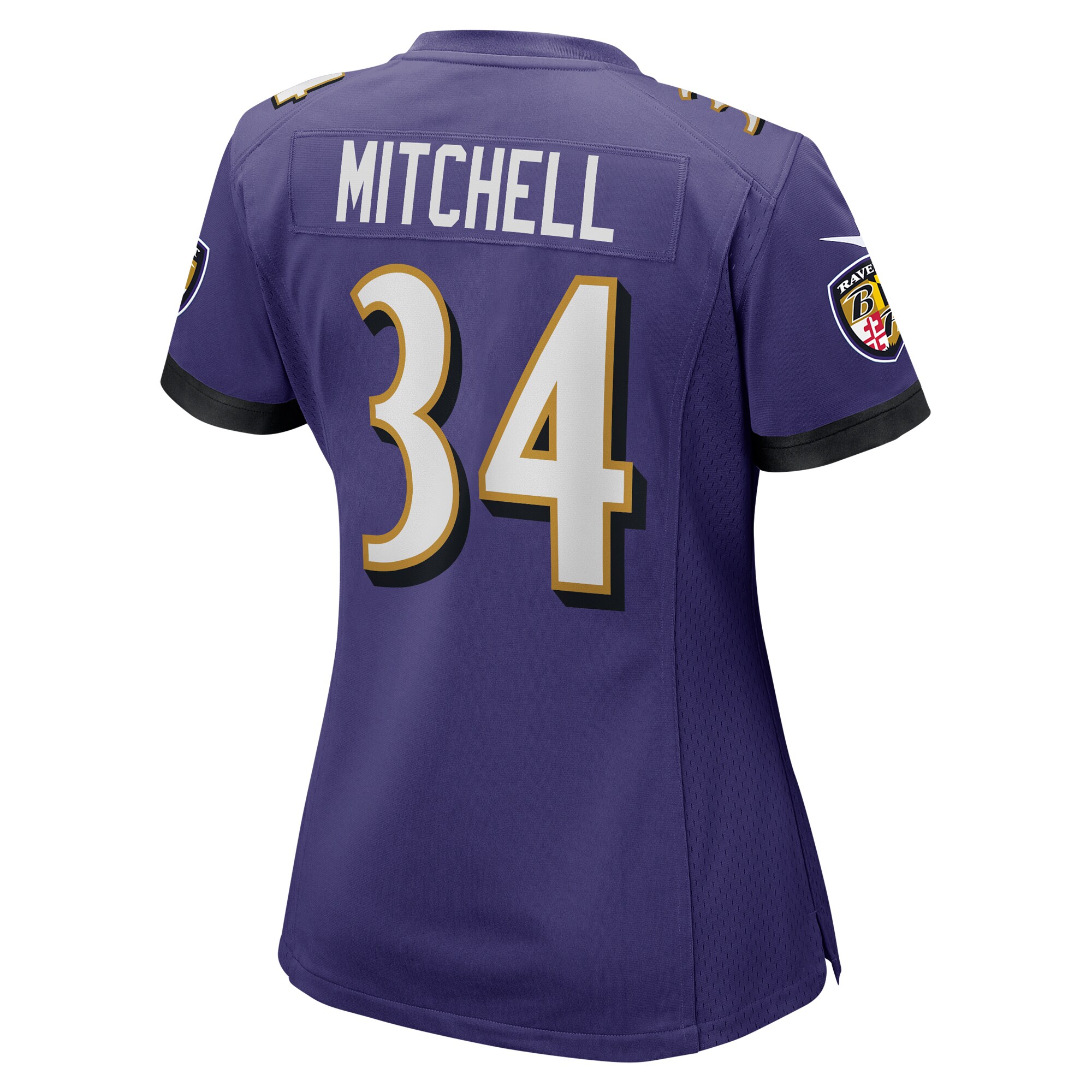Baltimore Ravens Keaton Mitchell Purple Game NFL Jersey Women's