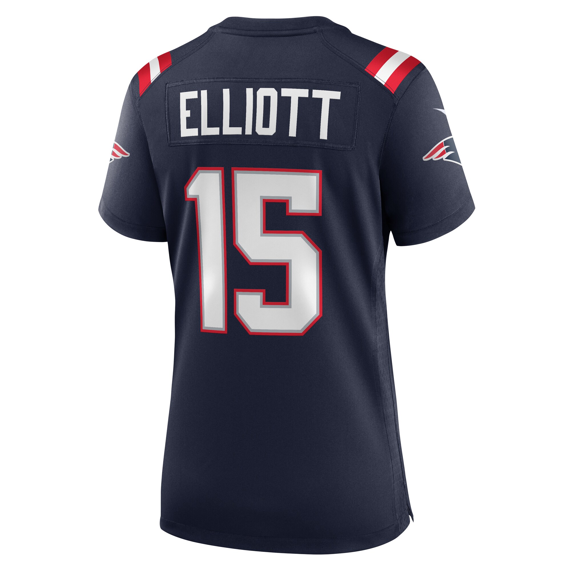 New England Patriots Ezekiel Elliott Navy Game Player NFL Jersey Women's