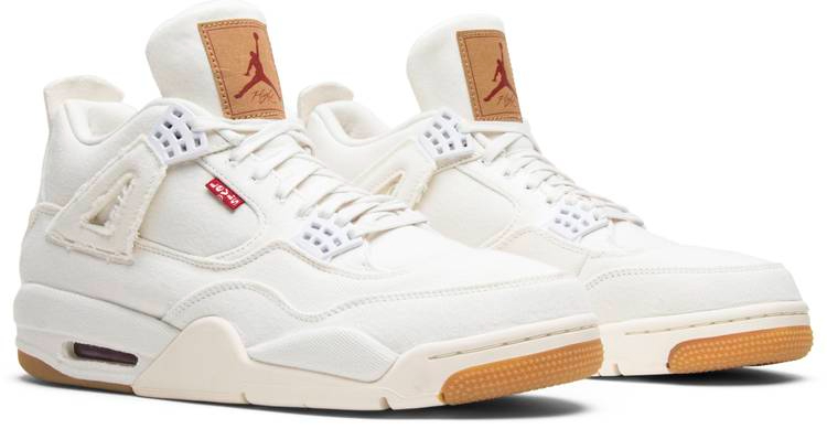 Levi s x Air Jordan 4 Retro White Denim AO2571-100