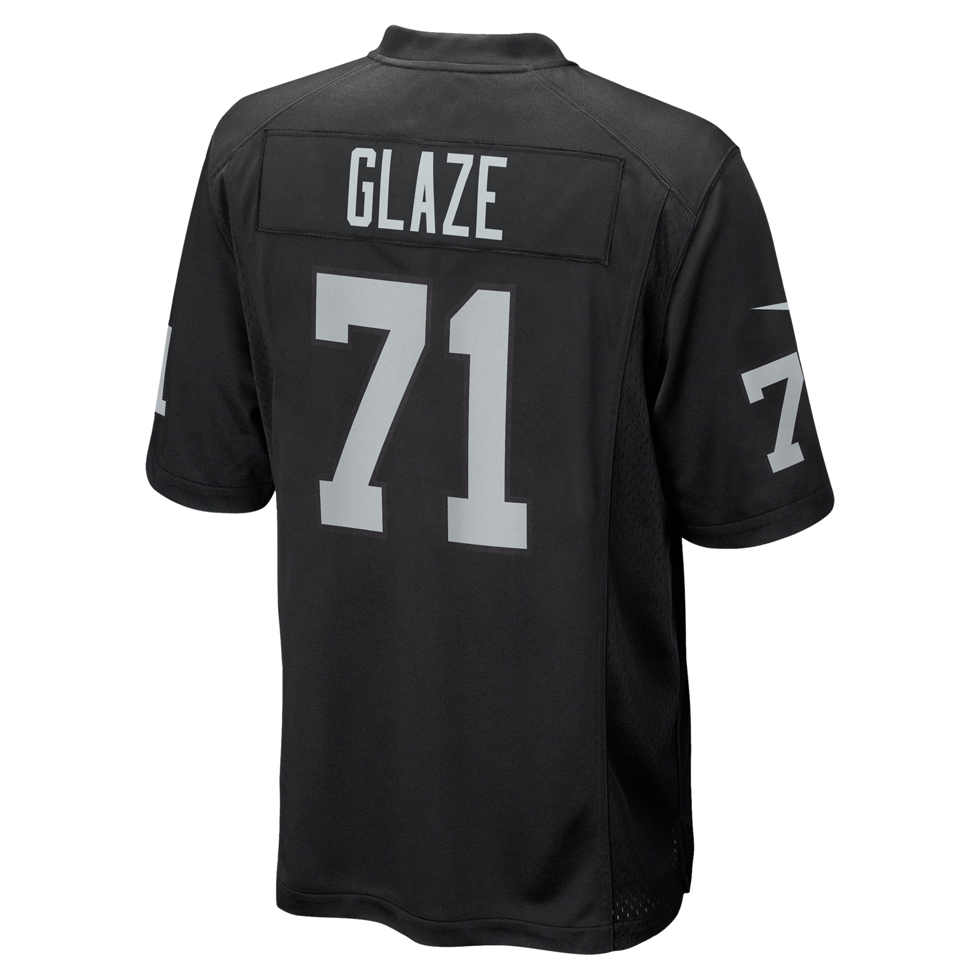 Las Vegas Raiders DJ Glaze Black Team Game NFL Jersey Men's