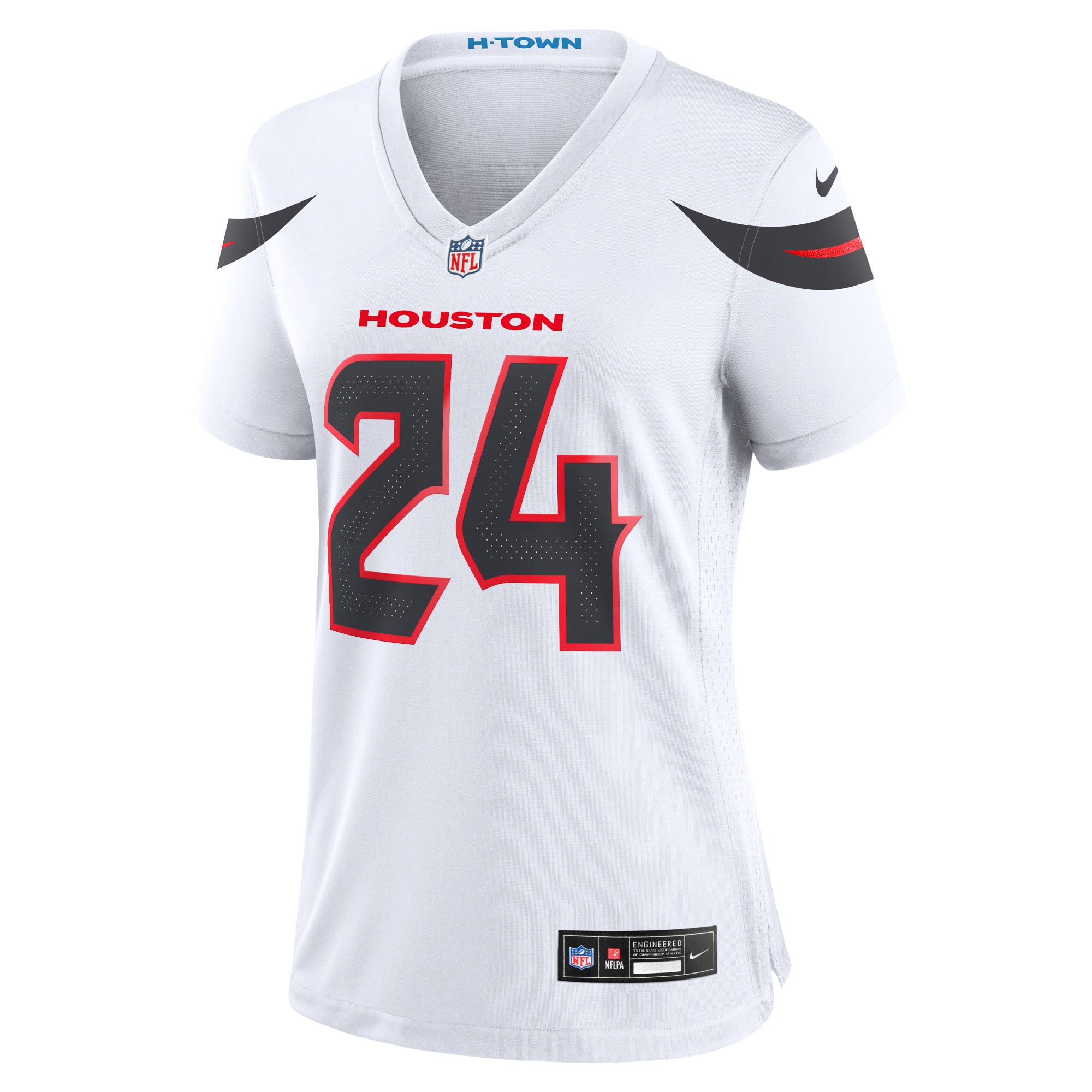 Houston Texans Derek Stingley Jr. White Game NFL Jersey Women's