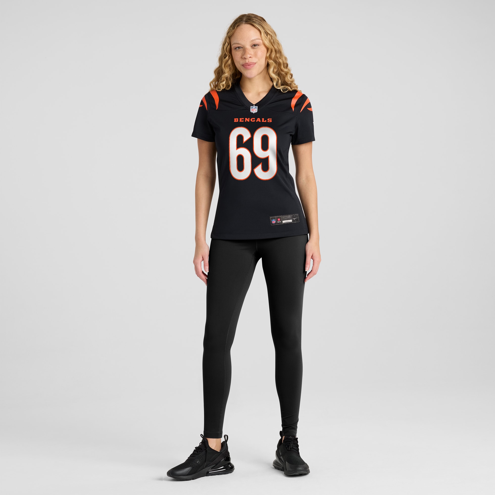 Cincinnati Bengals Devonnsha Maxwell Black Team Game NFL Jersey Women's