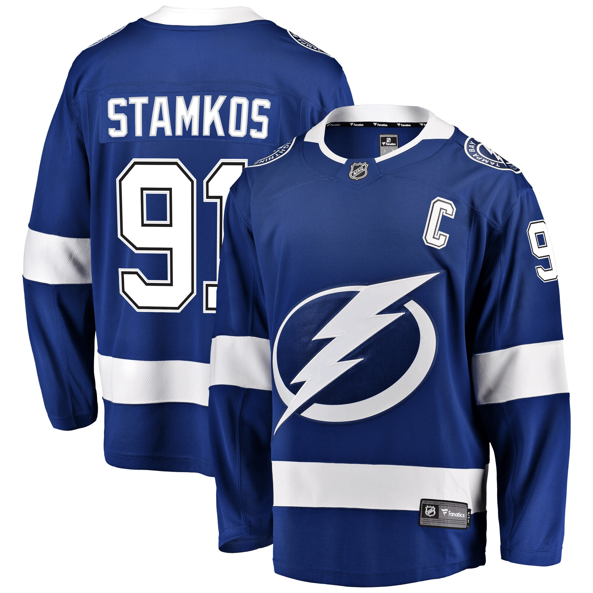 Steven Stamkos Blue Tampa Bay Lightning Breakaway Player NHL Jersey Men's