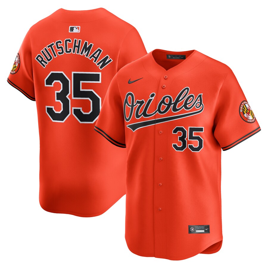 Adley Rutschman Baltimore Orioles Alternate Limited Player Jersey Orange