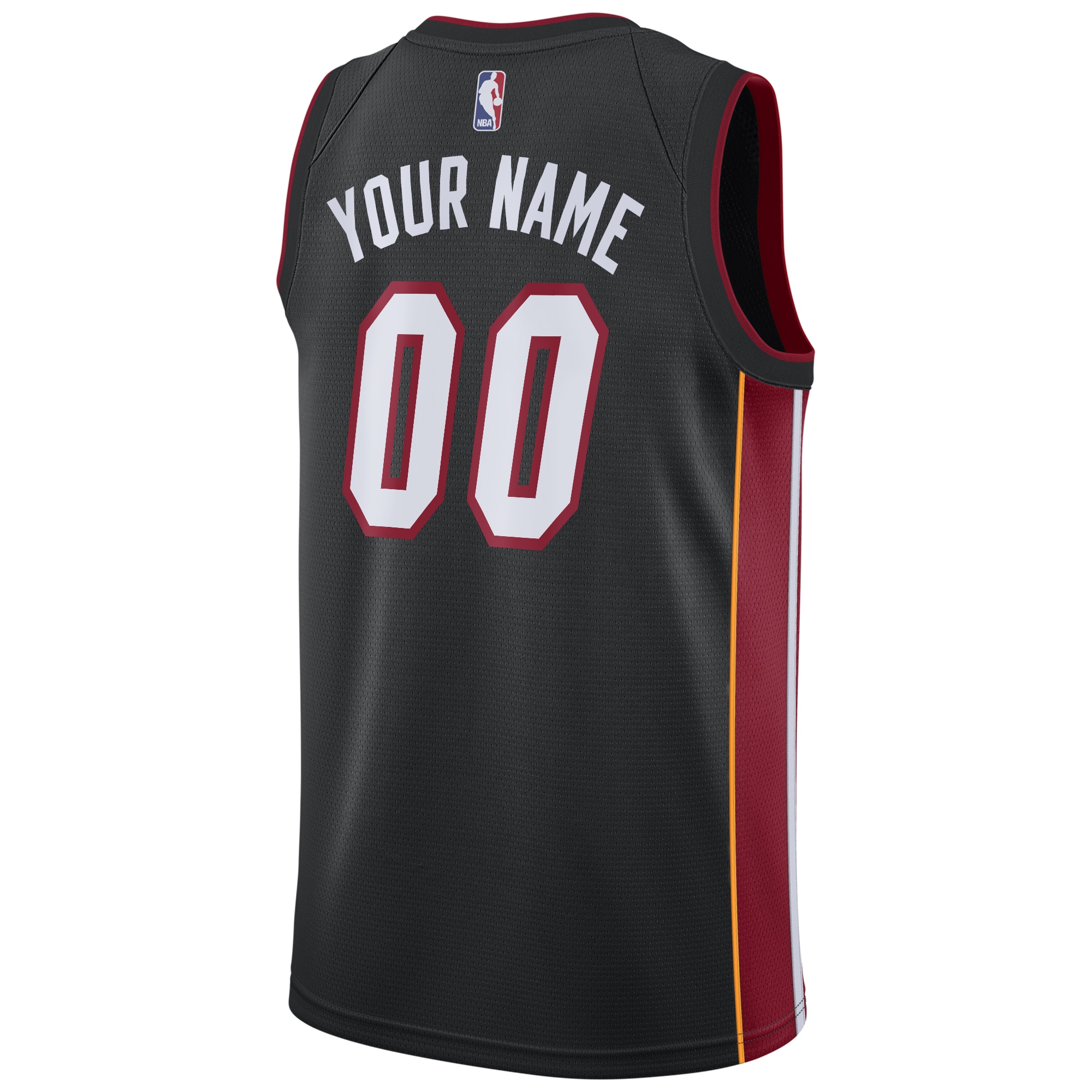 Miami Heat Icon Swingman Custom NBA Jersey Youth