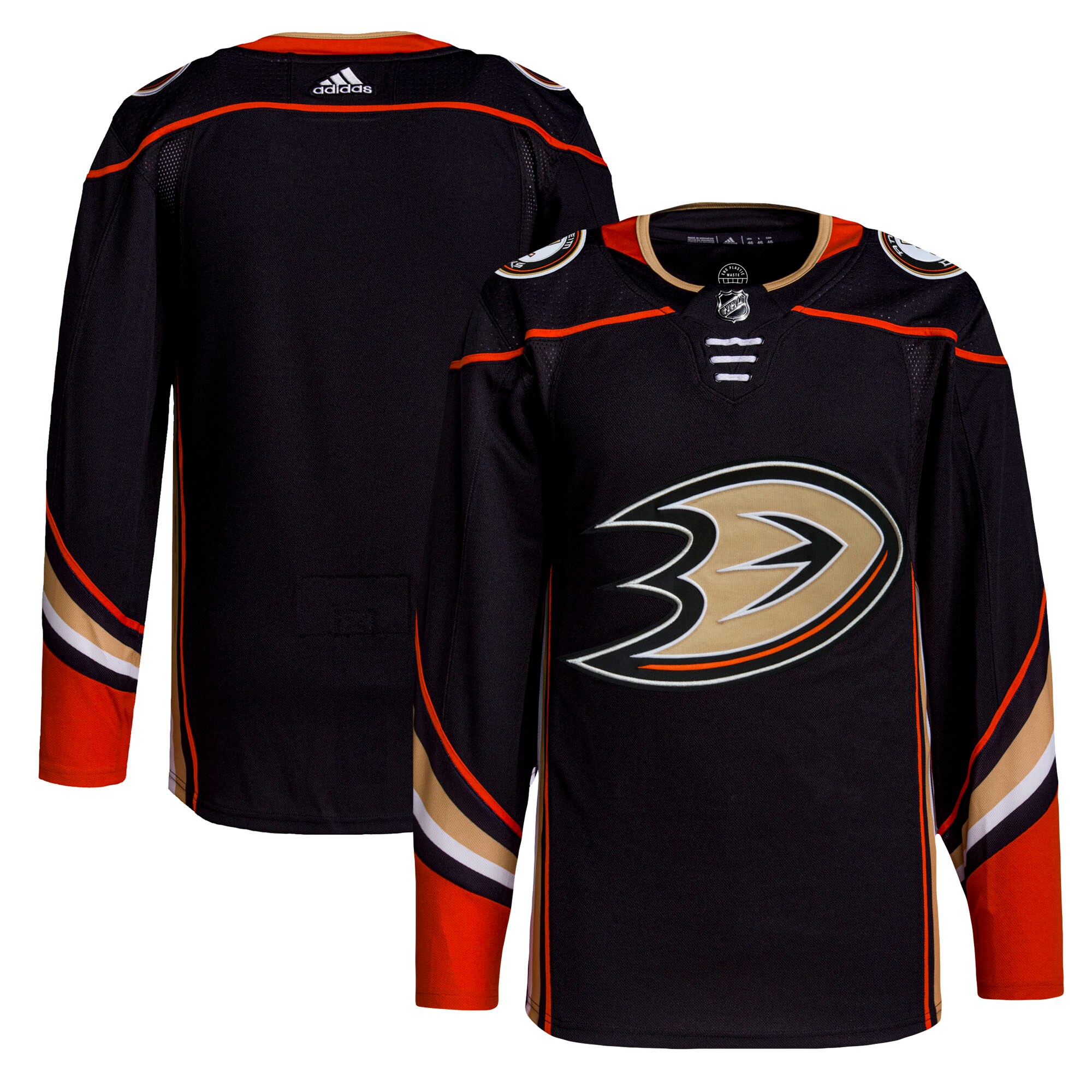 Anaheim Ducks Black Home NHL Jersey Men's