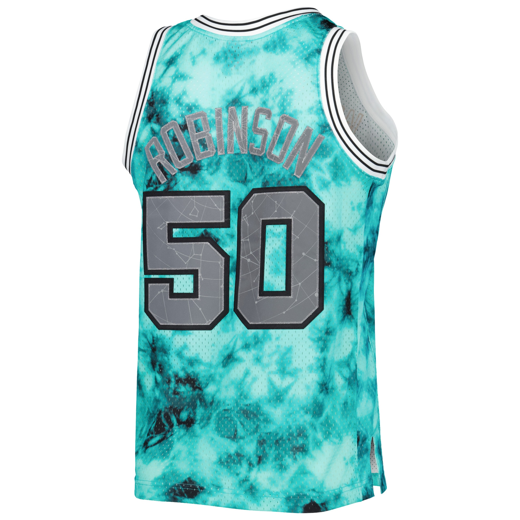 Mitchell Ness David Robinson Teal San Antonio Spurs 1998/99 Galaxy Swingman NBA Jersey Men's