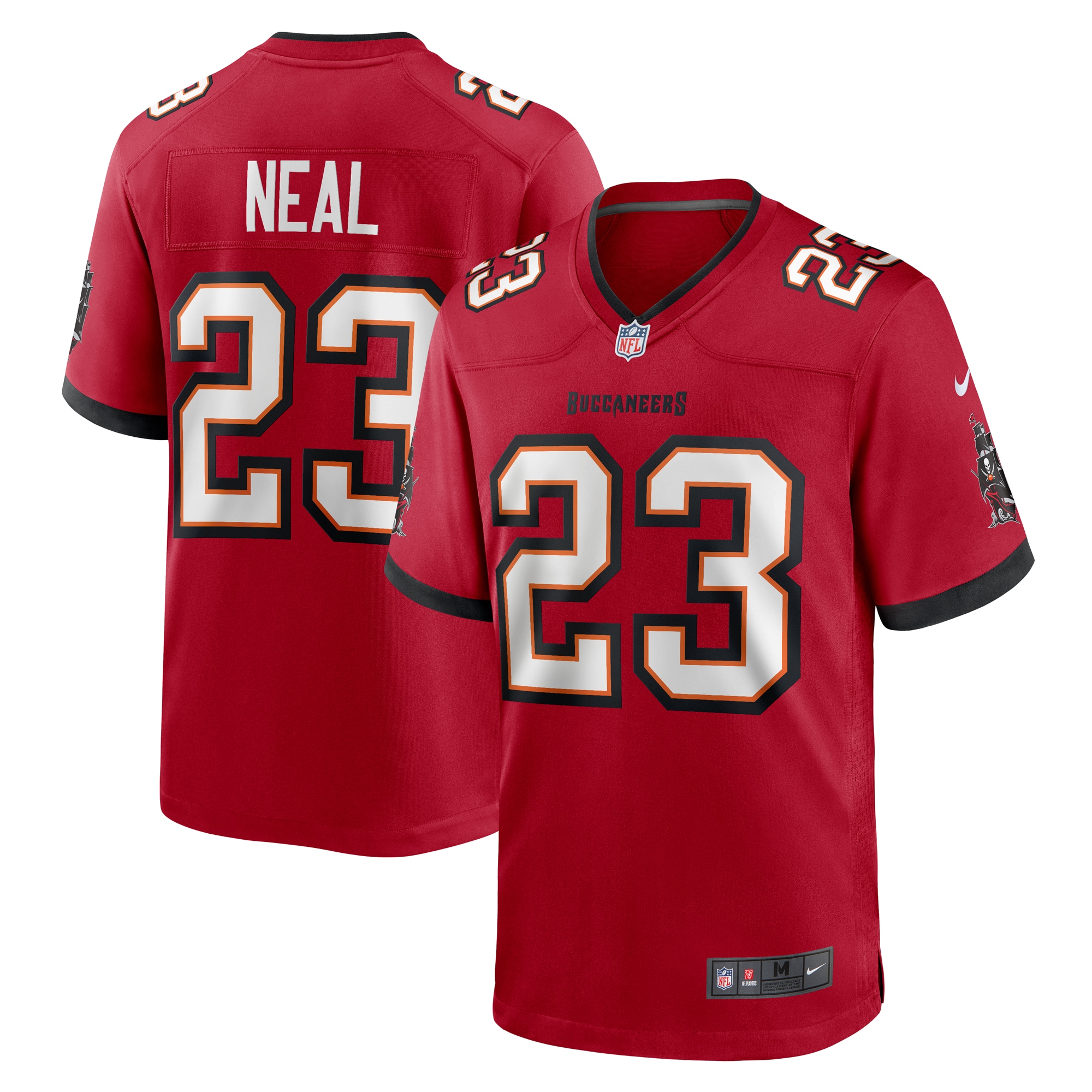 Tampa Bay Buccaneers Ryan Neal Red Game NFL Jersey Men's