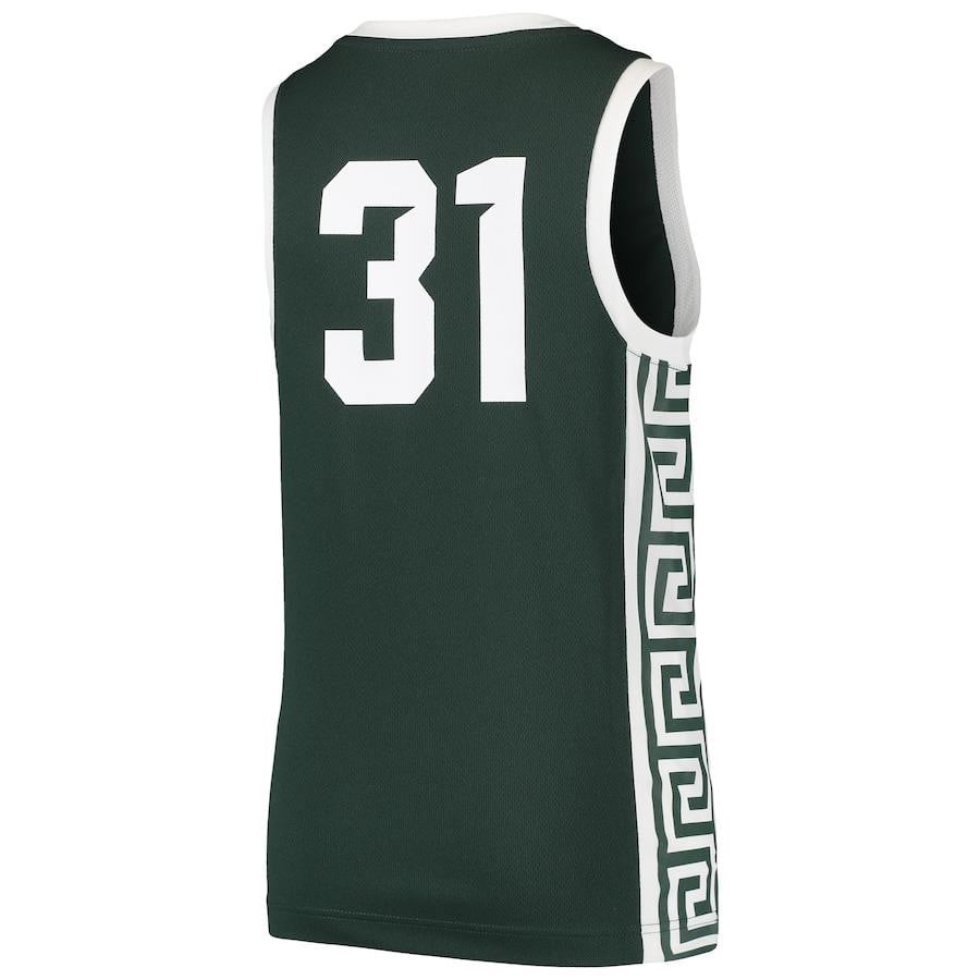 Michigan State Spartan Team Green #31 NCAA Jersey Youth