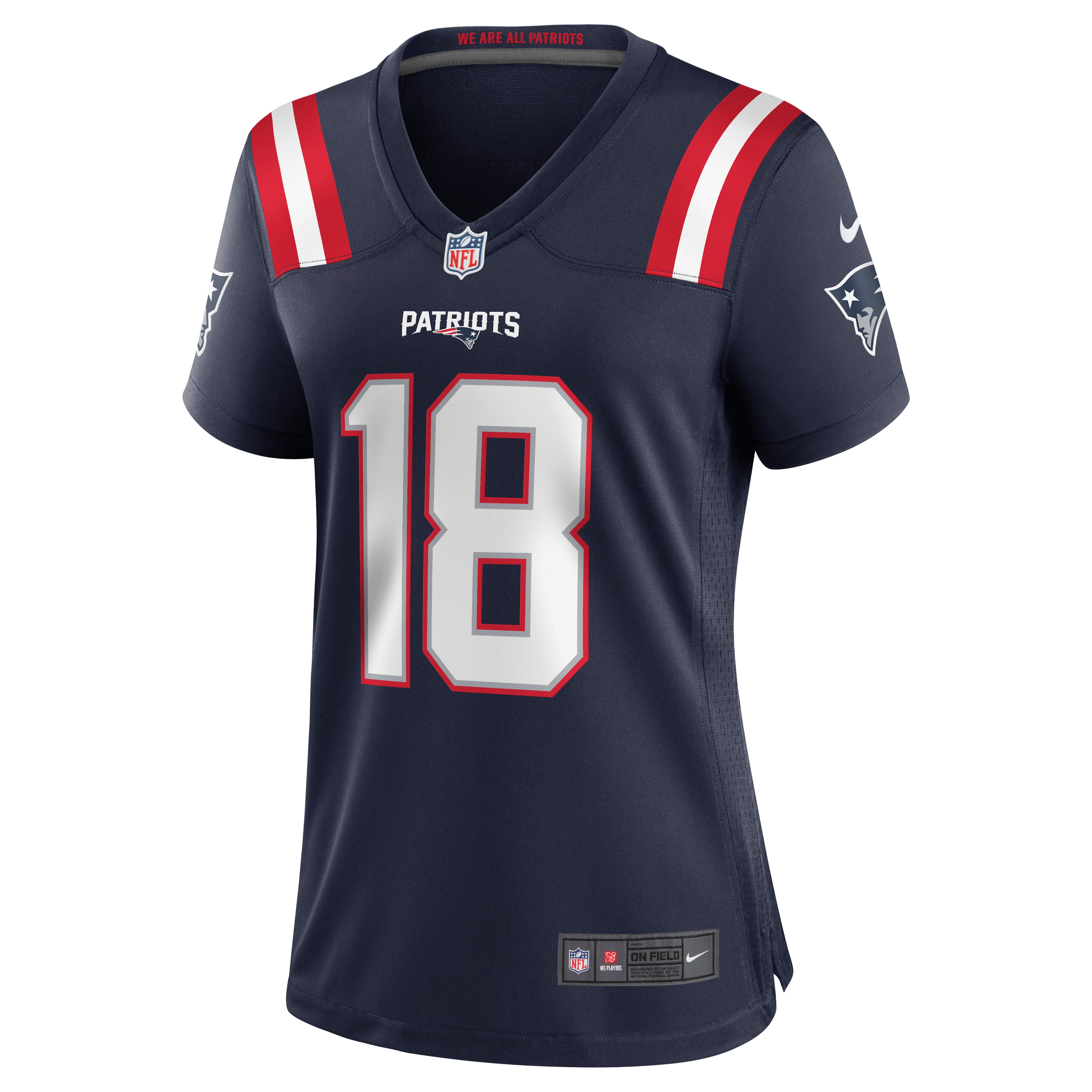 New England Patriots Matthew Slater Navy Game NFL Jersey Women's
