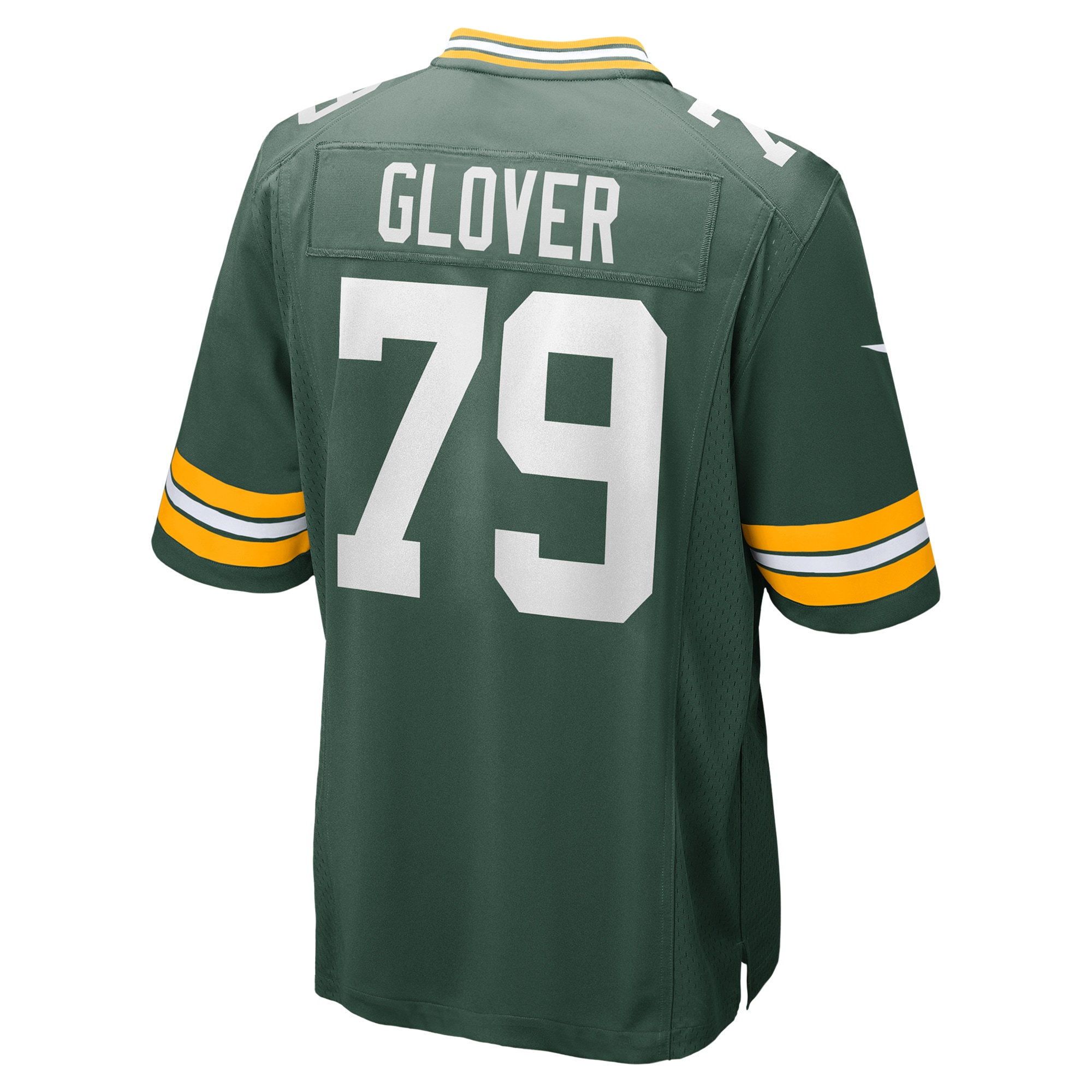 Green Bay Packers Travis Glover Green Game NFL Jersey Men's
