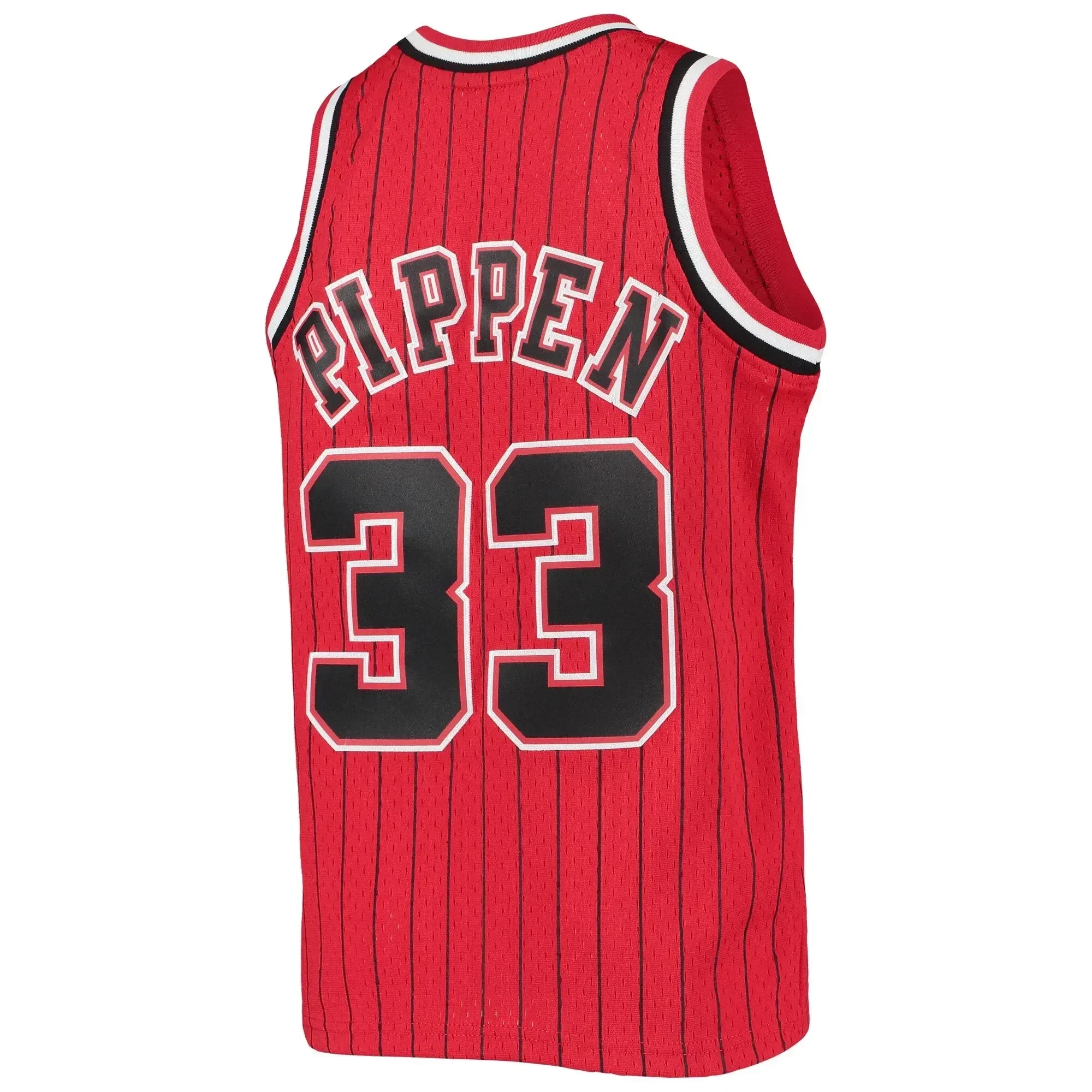 Scottie Pippen Chicago Bulls Mitchell Ness 1995-96 Hardwood Classics Reload ??Red NBA Jersey Men's